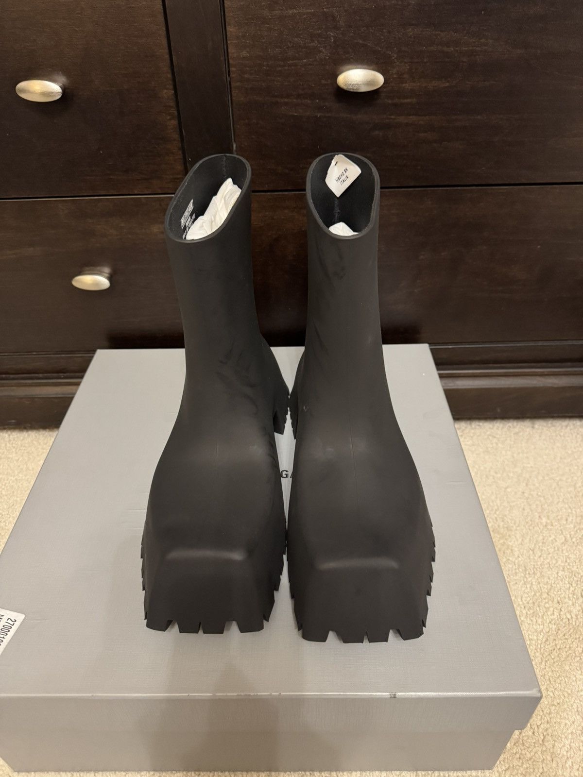 Balenciaga Balenciaga Trooper Rubber Boot Size US 11 / IT 41 - 6 Thumbnail