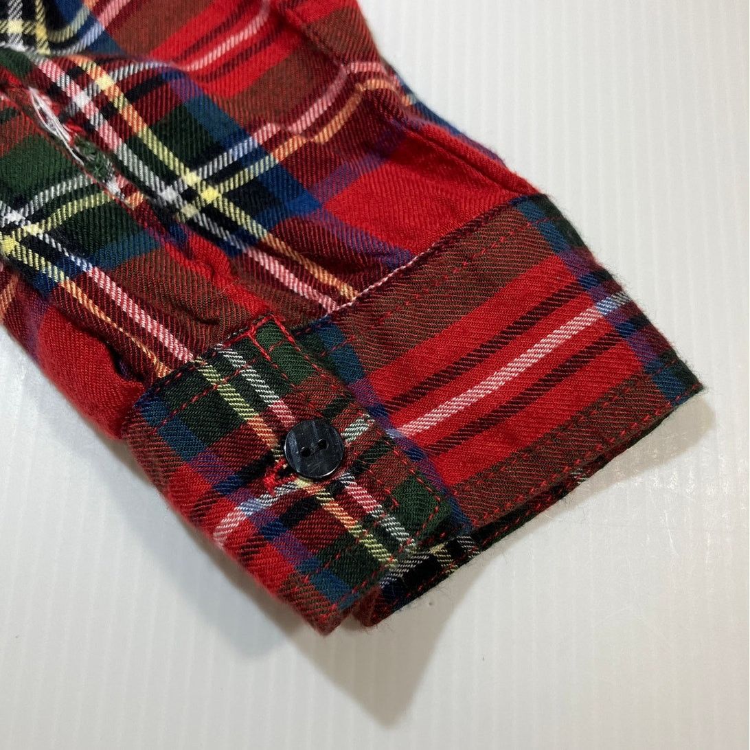 Other Westbound Vintage Red Plaid Collared Women Shirt PL Size L / US 10 / IT 46 - 5 Thumbnail