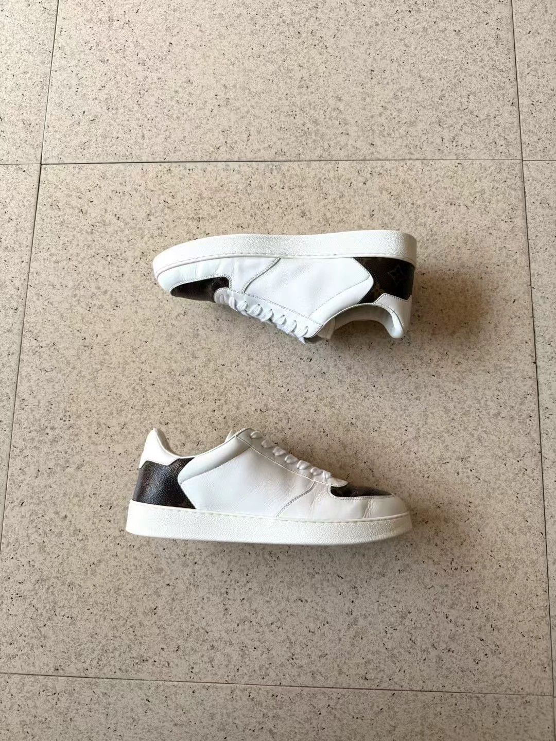 Louis Vuitton LV Rivoli White Brown Loafers Sz 6.5 Excellent Cond Size US 6.5 / EU 39-40 - 2 Thumbnail