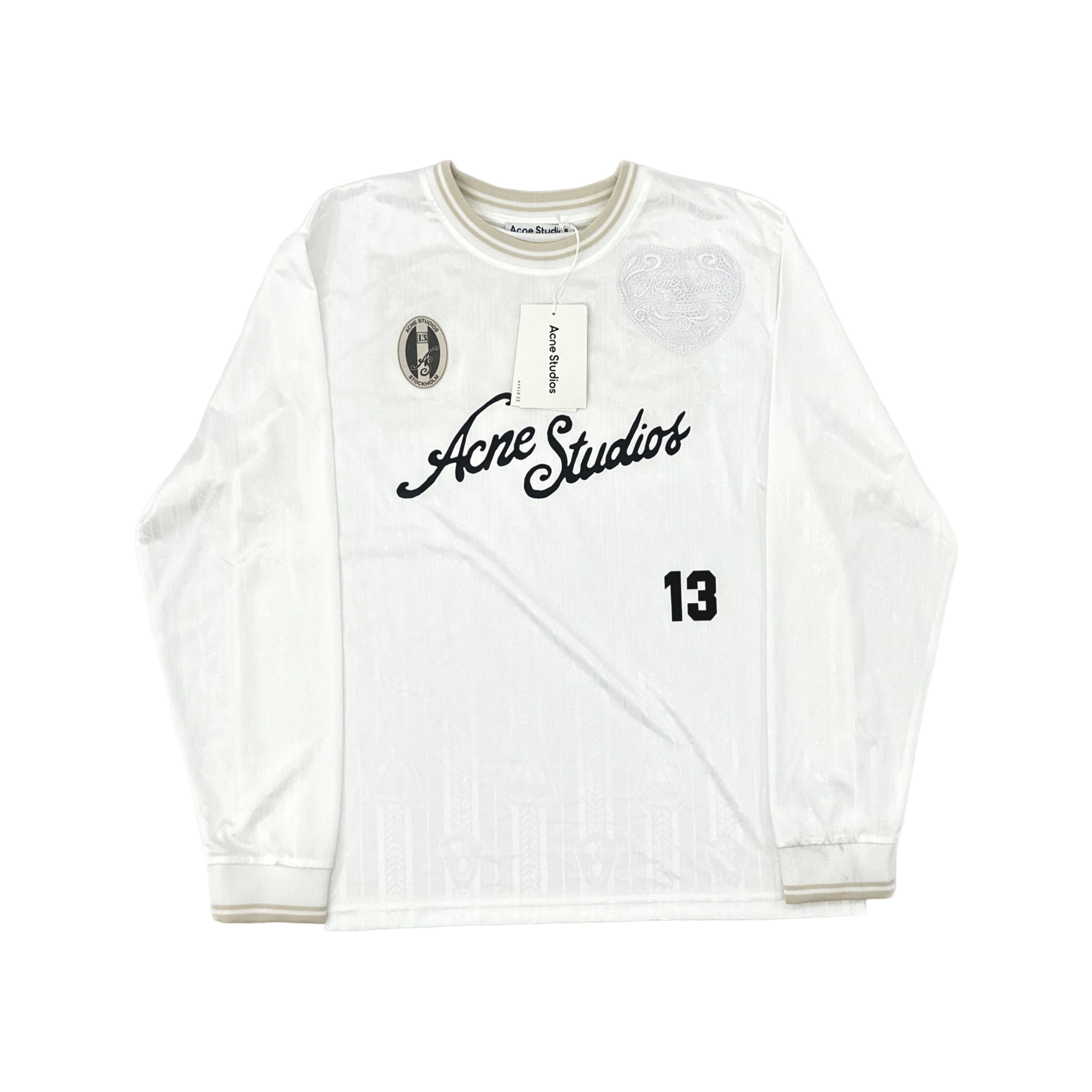 Acne Studios Acne Studios Printed Logo Football Jersey Size L Size US L / EU 52-54 / 3 - 1 Thumbnail