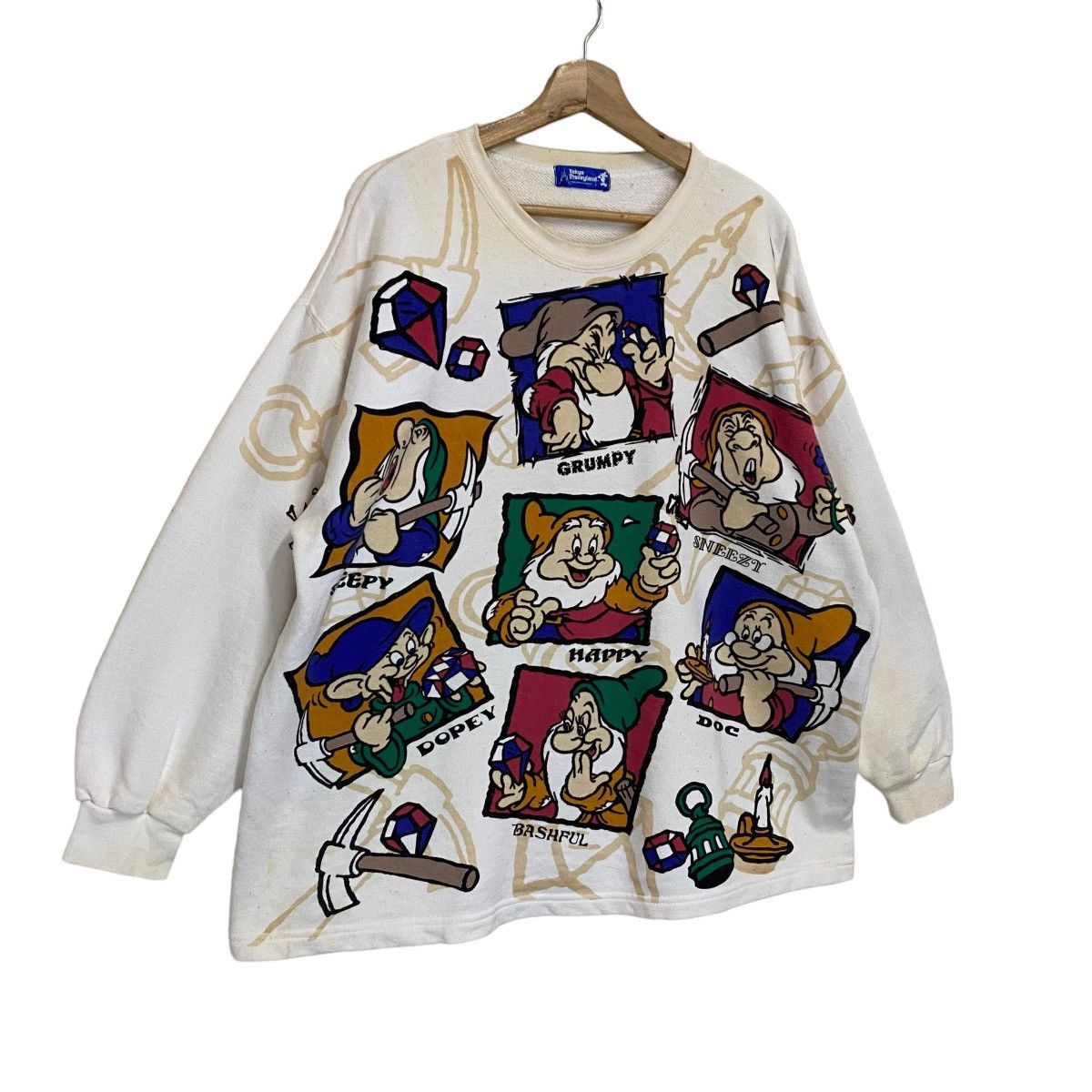 Anime × Cartoon Network × Warner Bros The Dwarfs Big Logo Longsleeve Sweatshirt Size XL Size US XL / EU 56 / 4 - 2 Thumbnail