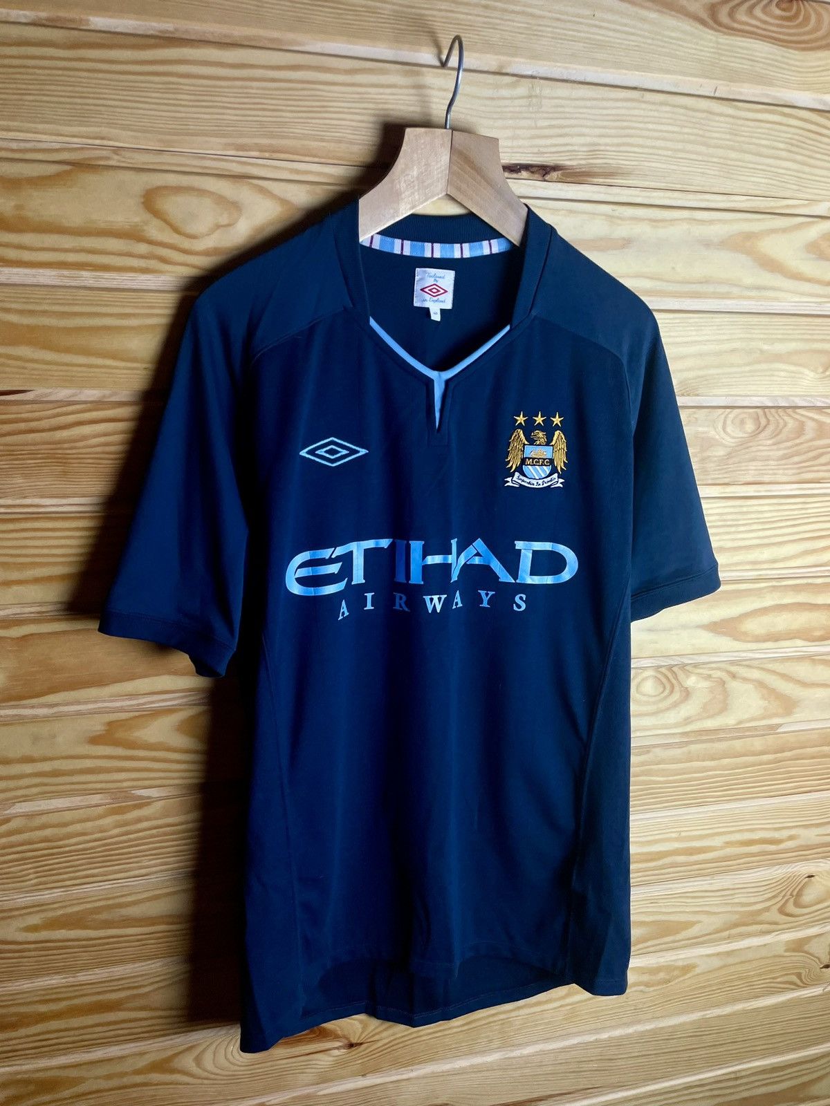 Vintage Manchester City Jersey 2010/2012 #21 Silva Football T-Shirt Size US S / EU 44-46 / 1 - 1 Thumbnail