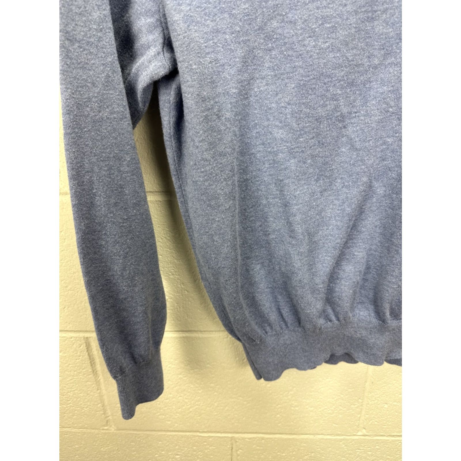 Polo Ralph Lauren VINTAGE Polo Ralph Lauren Sweater Mens XL Blue Cotton V-Neck Casual Preppy Knit Pullover Size US XL / EU 56 / 4 - 5 Thumbnail