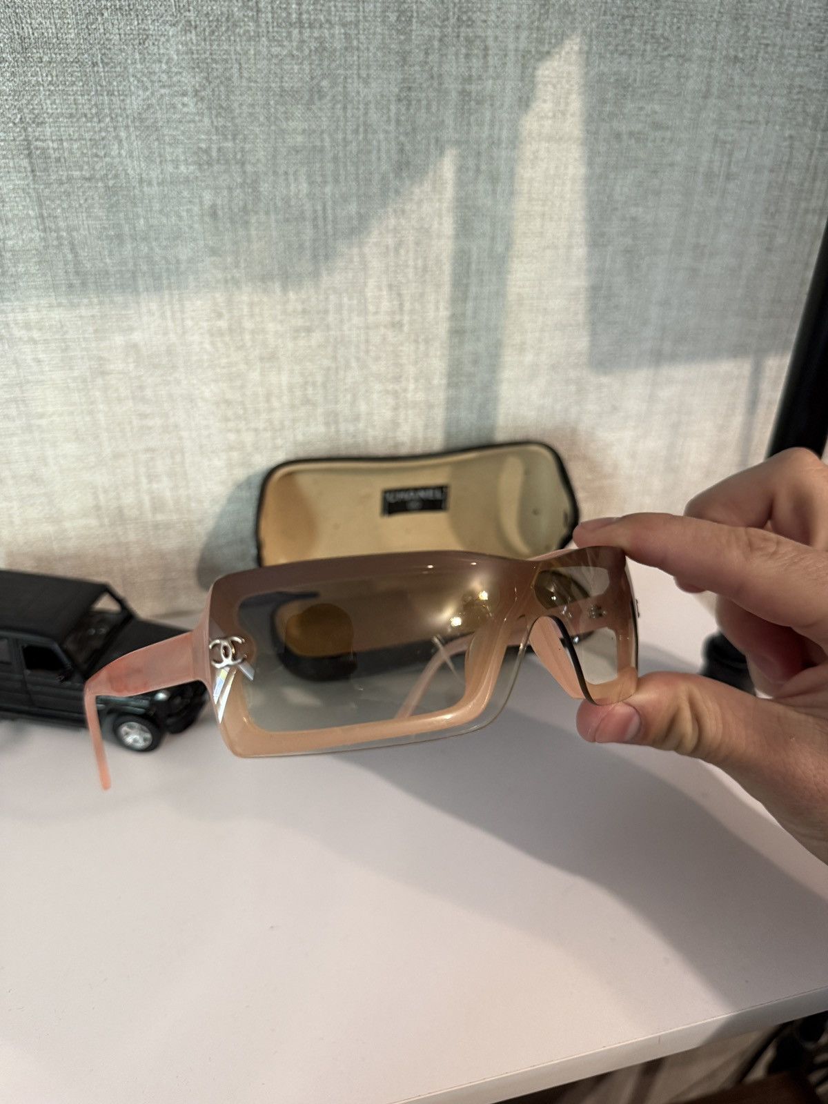 Chanel CHANEL SUNGLASSES 5065 CC Wrap Metal Vintage 4017 Iconic Size ONE SIZE - 4 Thumbnail