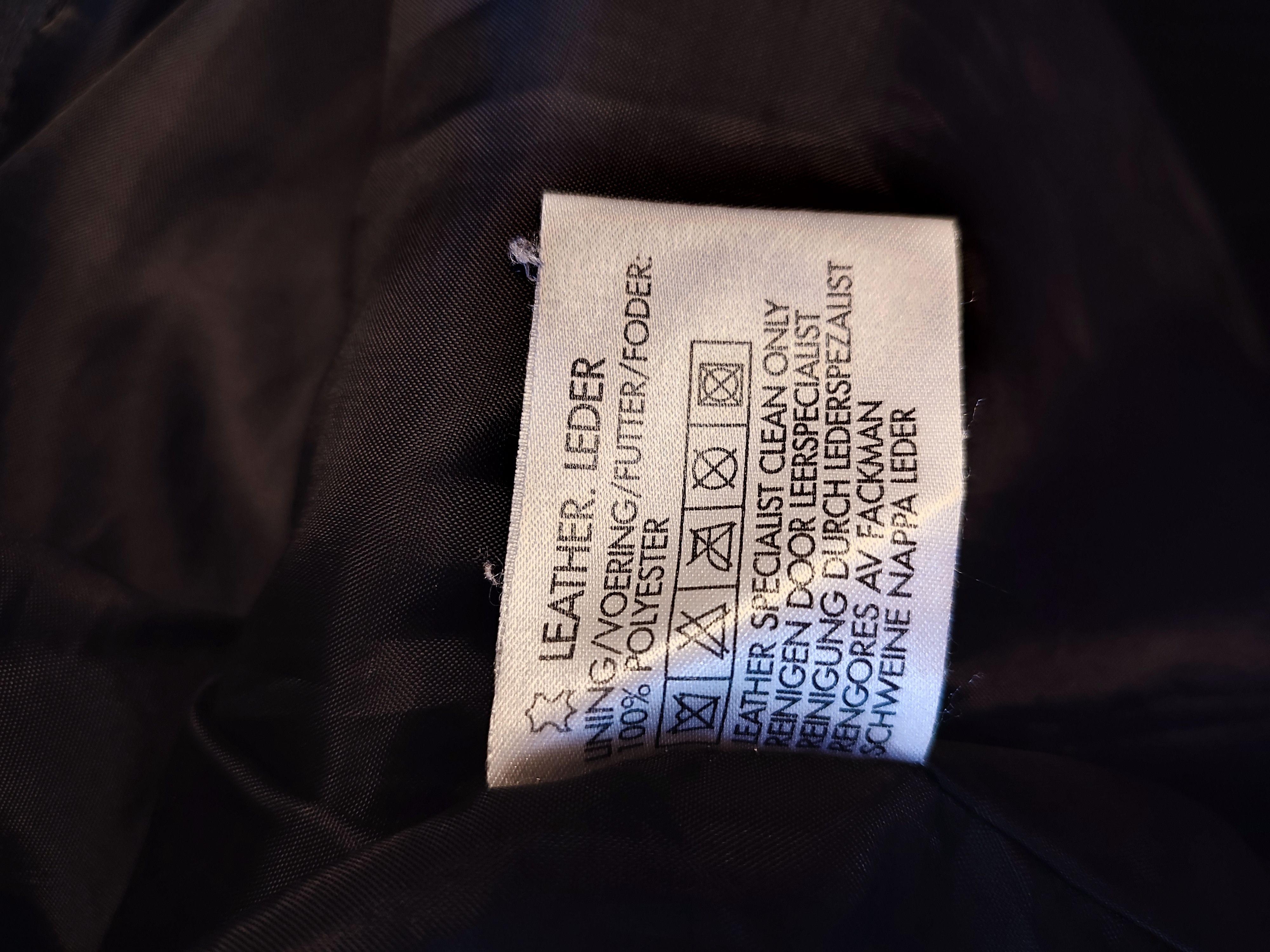 Other Union River men's leather jacket, 1980s, vintage XL Size US XL / EU 56 / 4 - 5 Thumbnail