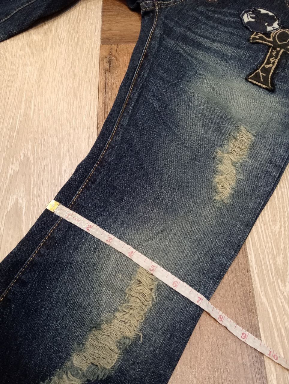 CIVARIZE CIVARIZE JAPAN PATCHED DENIM FLARED PANTS Size US 32 / EU 48 - 20 Thumbnail