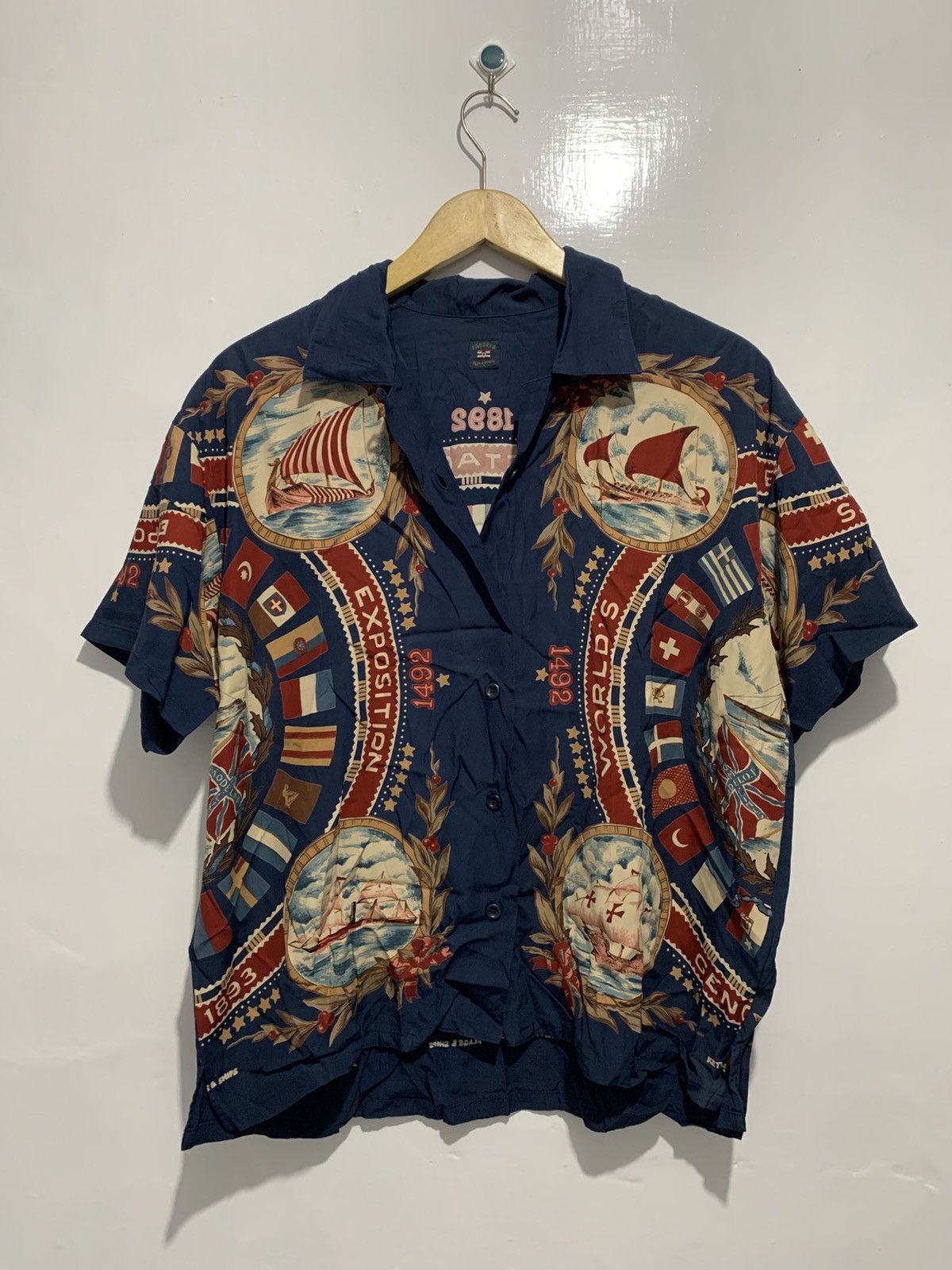Other Pagoeld Silk Shirt Flags & Chips Full Printed Size US M / EU 48-50 / 2 - 1 Thumbnail