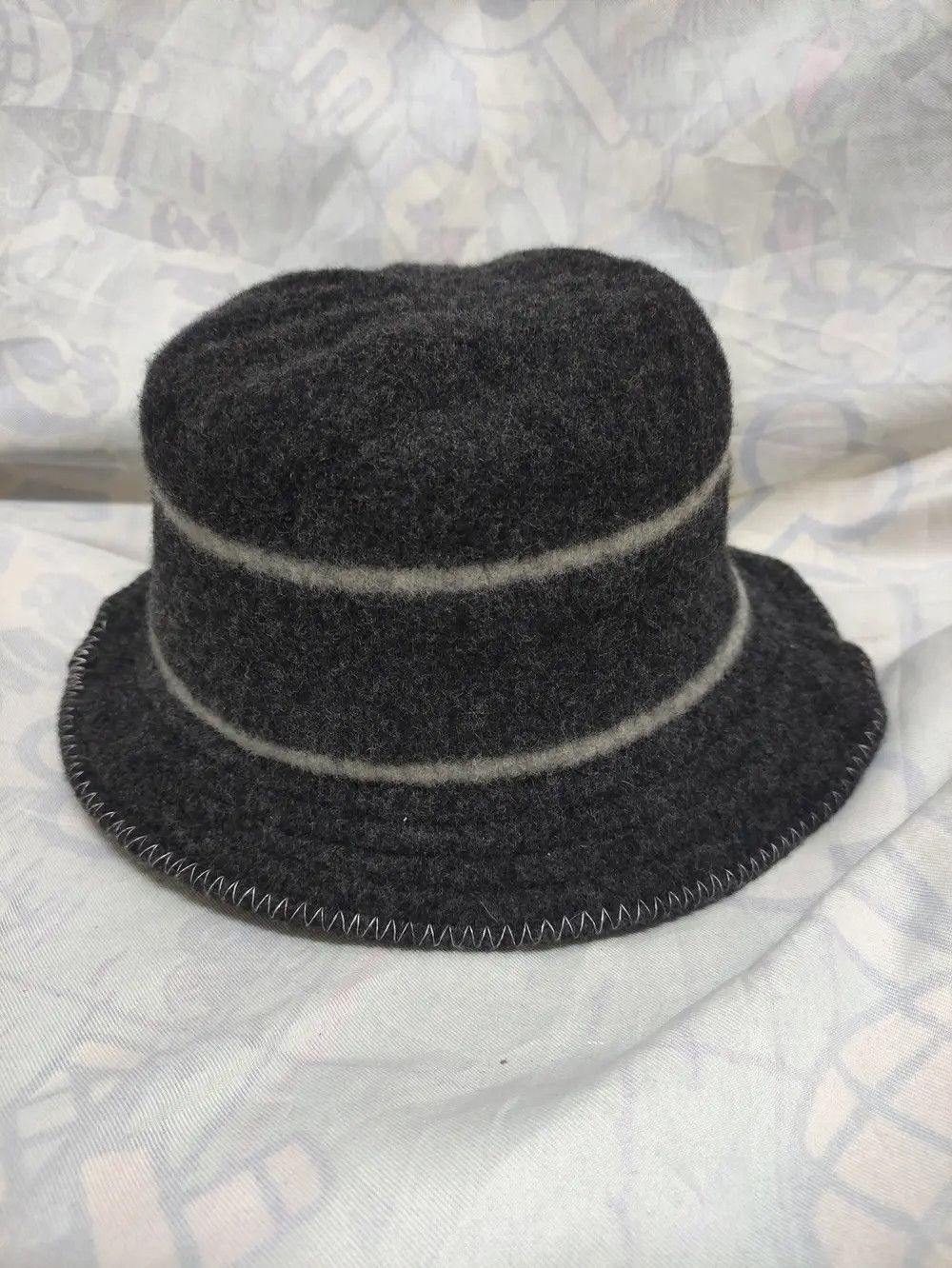 Japanese Brand OVERRIDE WOOL BUCKET HAT Size ONE SIZE - 4 Thumbnail