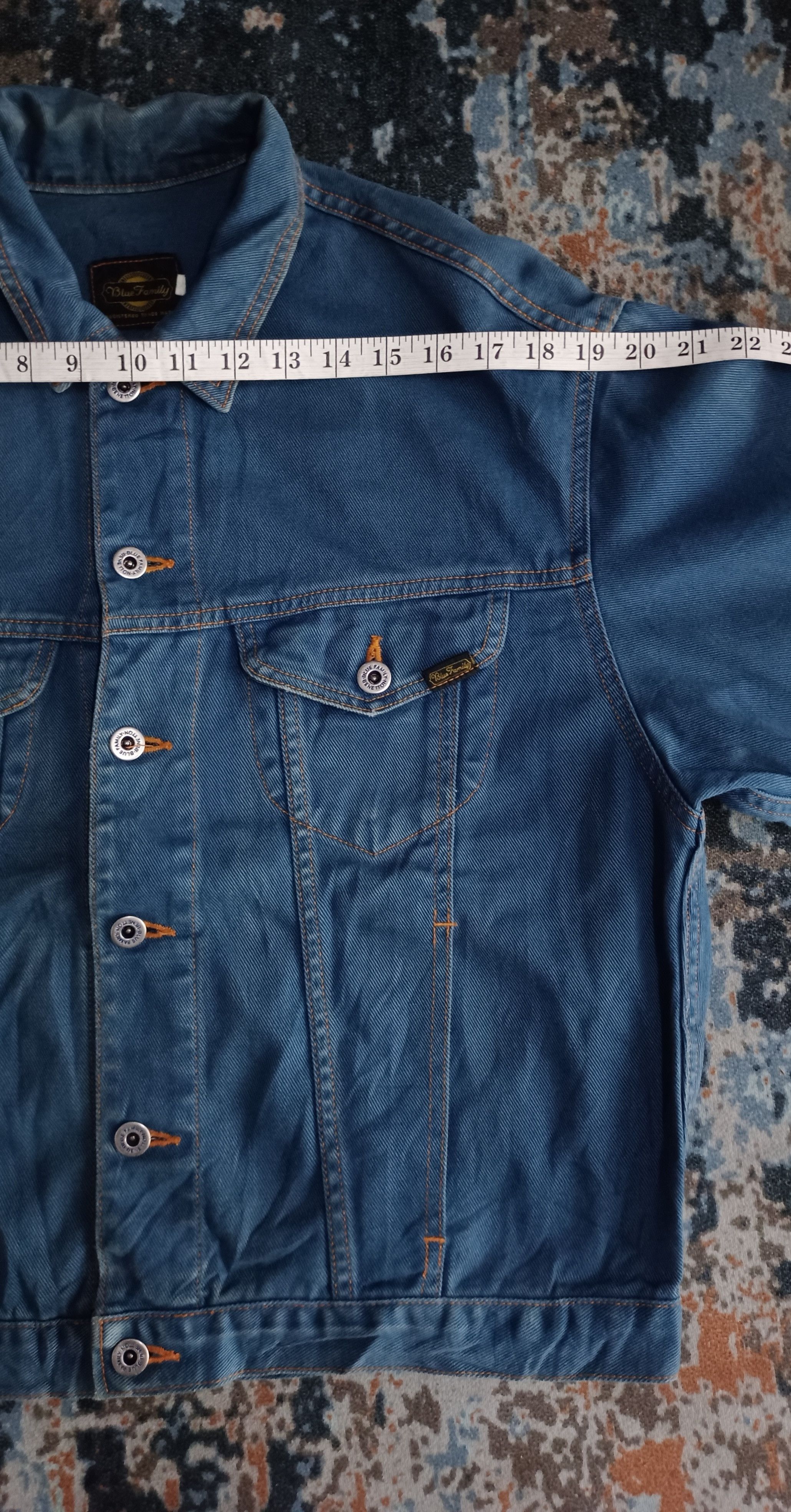 Benetton × Vintage Blue Family by Benetton Denim Jacket Size US M / EU 48-50 / 2 - 16 Thumbnail