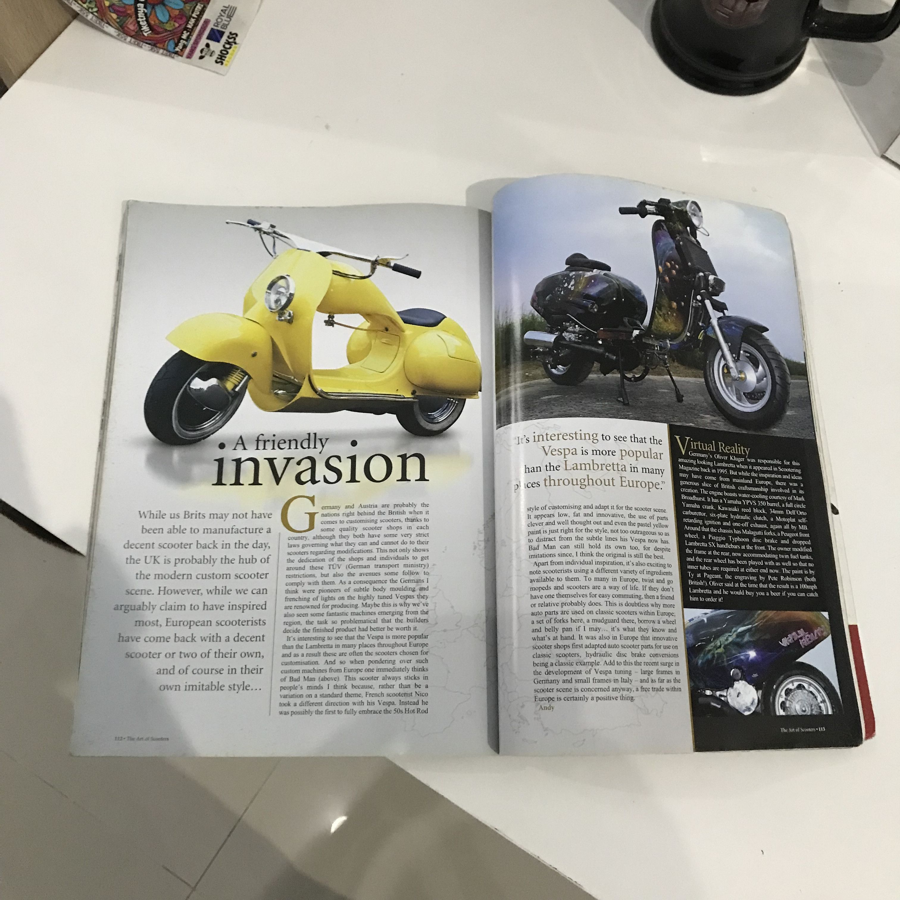 POP MAGAZINE Scootering magazine The Scootervespa lambretta Book magazine Size ONE SIZE - 11 Thumbnail