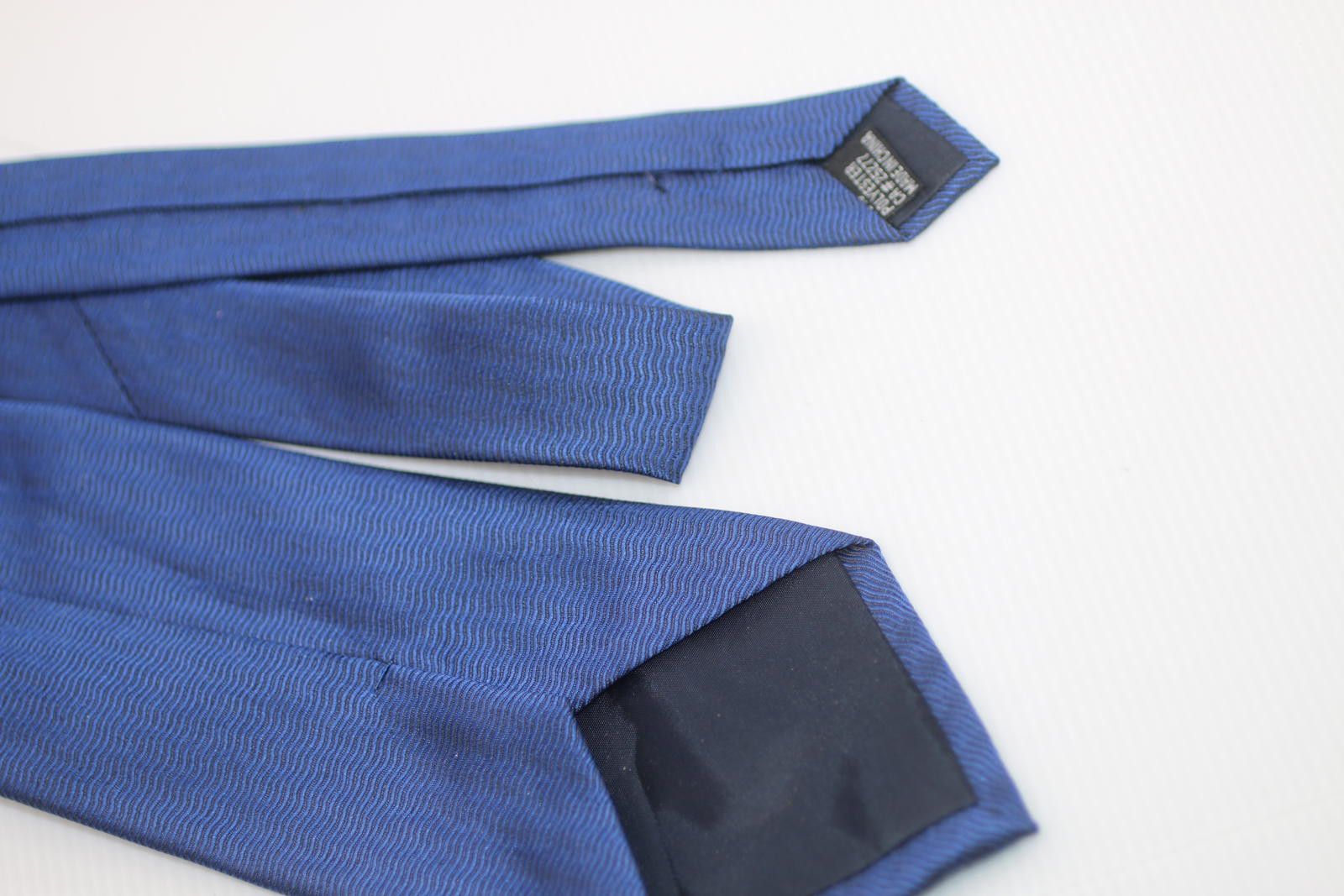 The Unbranded Brand Yves Saint Laurent Blue Silk Tie MadeinFrance Classic Luxury Size ONE SIZE - 5 Thumbnail