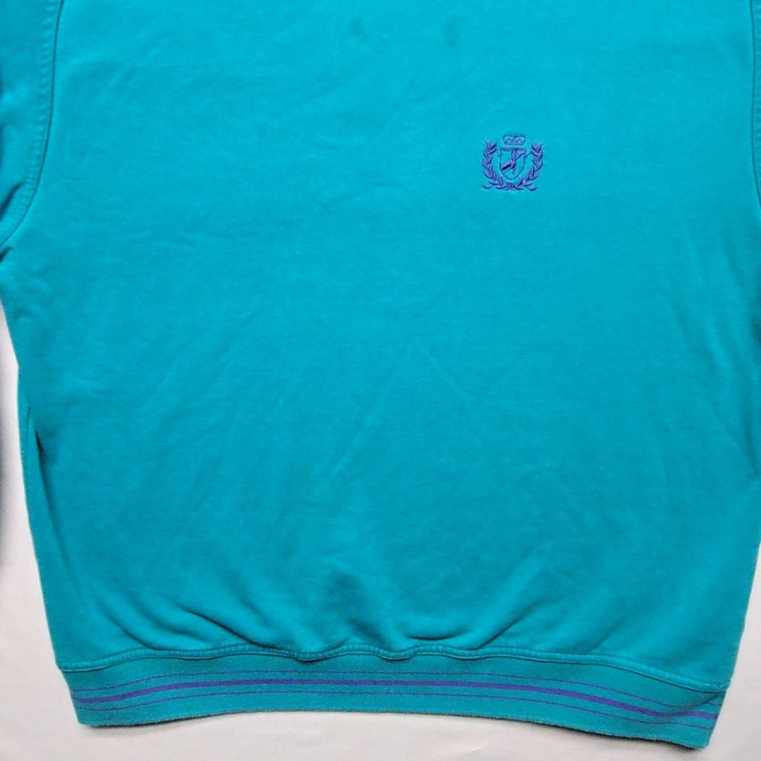 Jantzen Vintage Jantzen Sweatshirt Embroidered Teal Blue L Crewneck Size US L / EU 52-54 / 3 - 3 Thumbnail