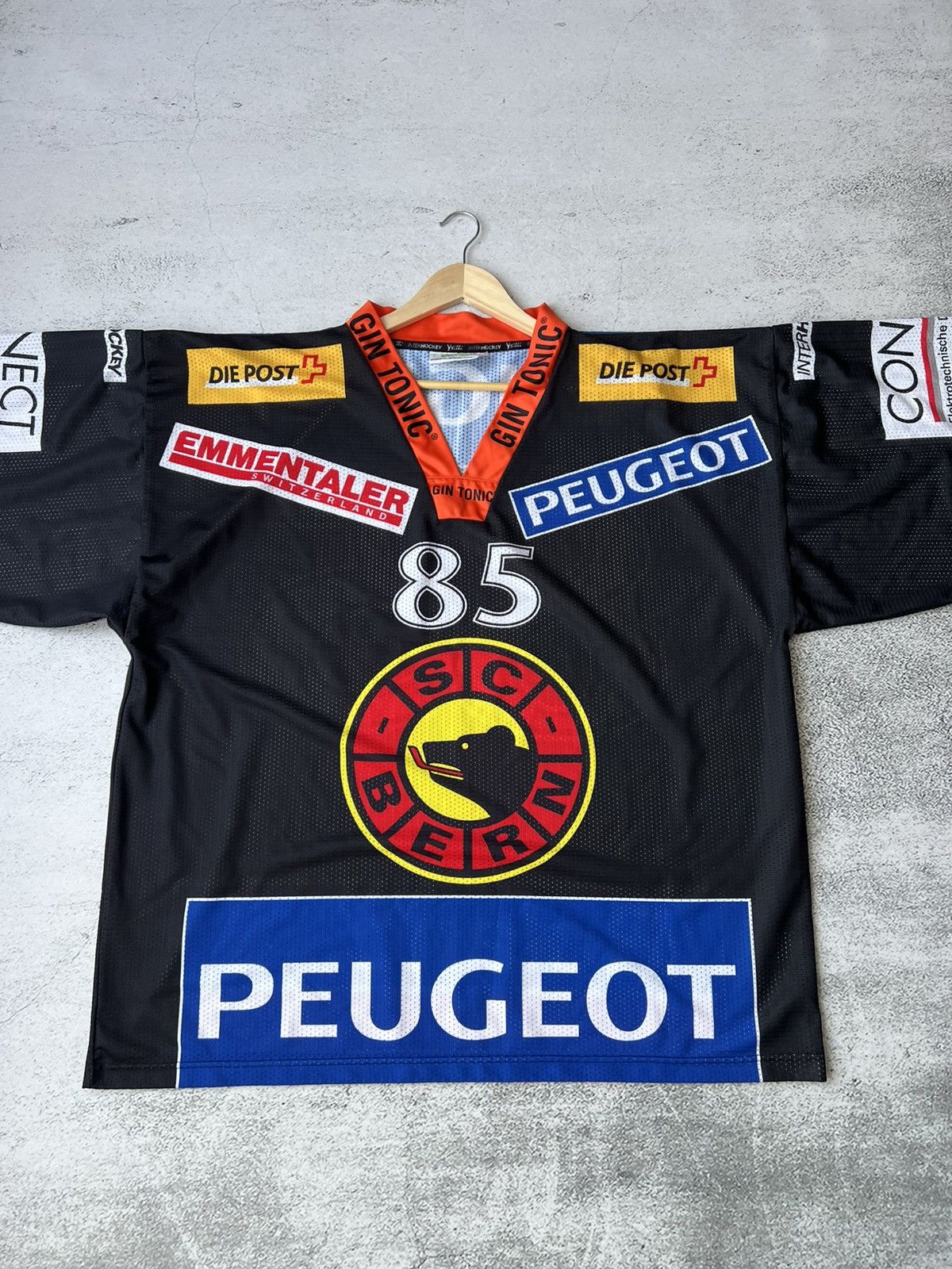 NHL Vintage 1980s SC Bern Hockey Jersey #85 – Made in Italy – XL Size US XL / EU 56 / 4 - 7 Thumbnail