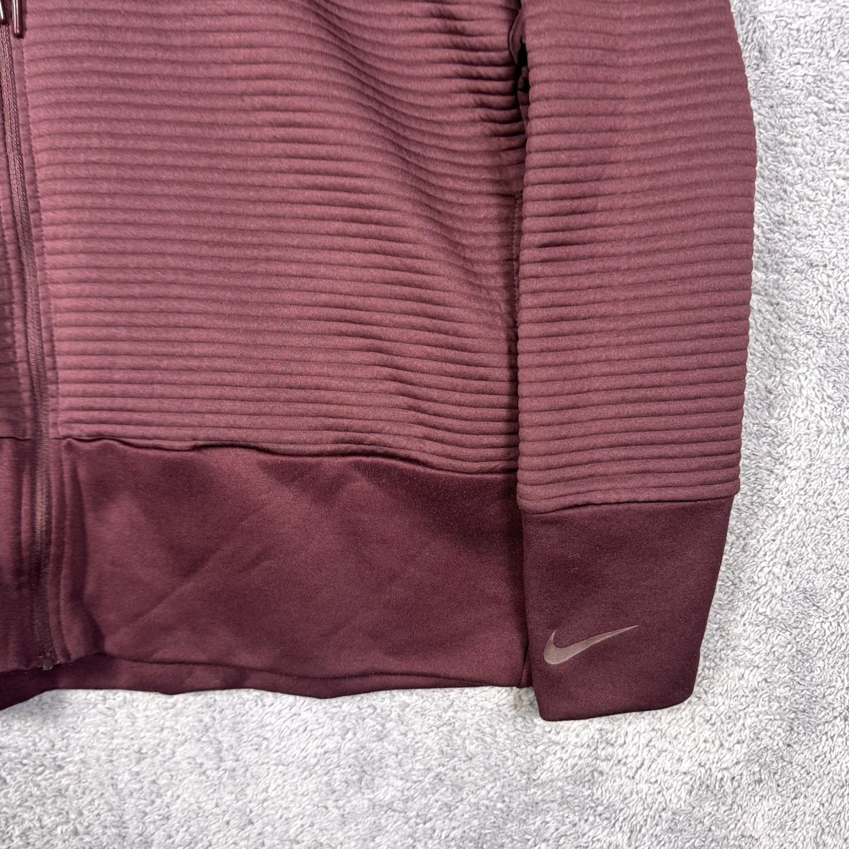 Nike Nike Hoodie Women’s M Full Zip Training Quilted Scuba Tech Sweatshirt Black XLFull Zip, Hooded, Pockets, Logo, Sports Nike Womens Hoodie Size XL / US 12-14 / IT 48-50 - 2 Thumbnail