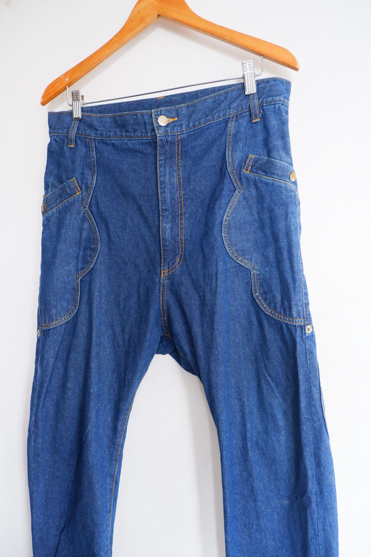 mercibeaucoup Mercibeaucoup Drop Crotch Gloves Pocket Jeans Size US 34 / EU 50 - 3 Thumbnail