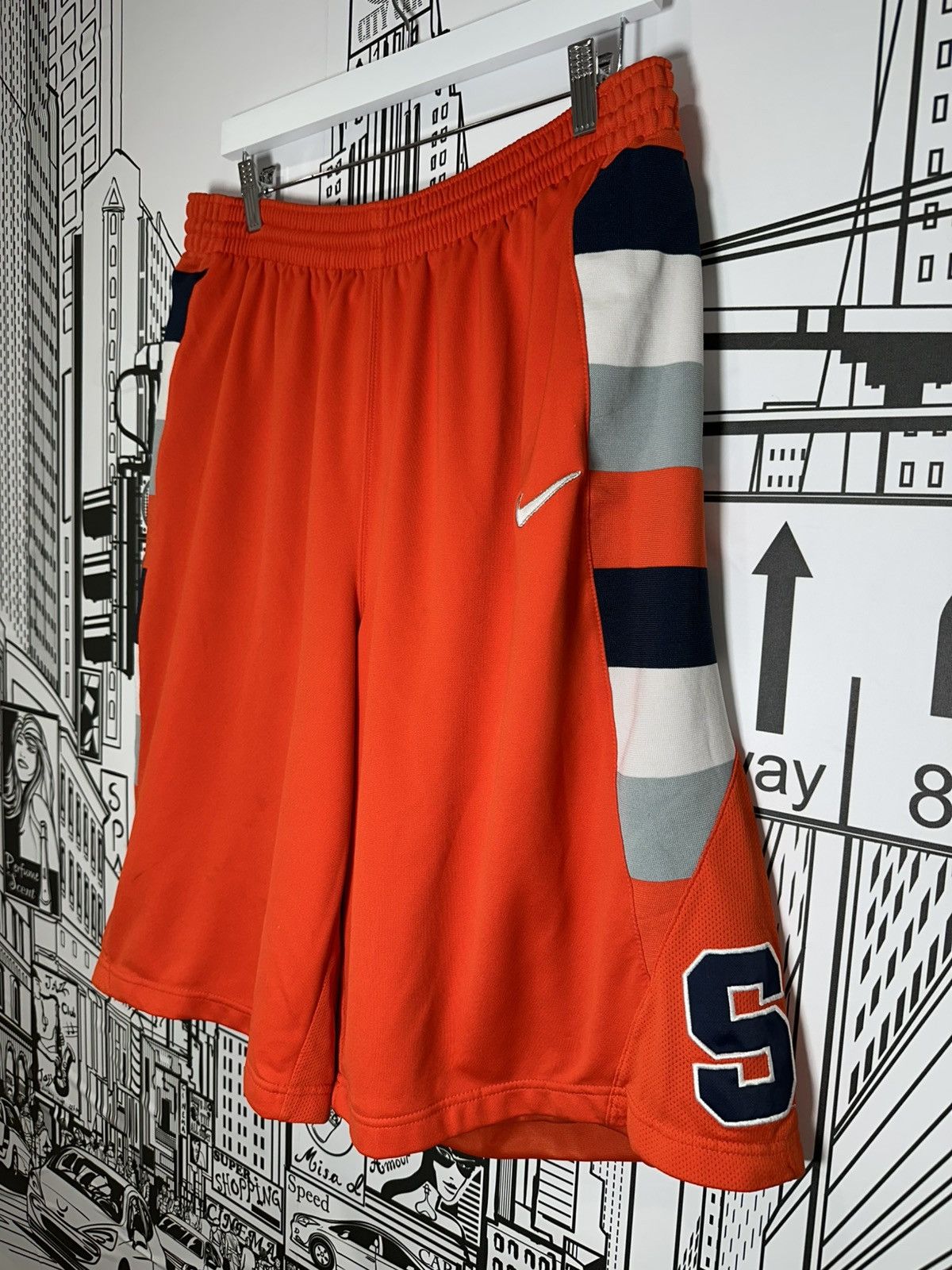Nike Nike Syracuse Team Basketball Shorts XL Orange Size US 36 / EU 52 - 2 Thumbnail