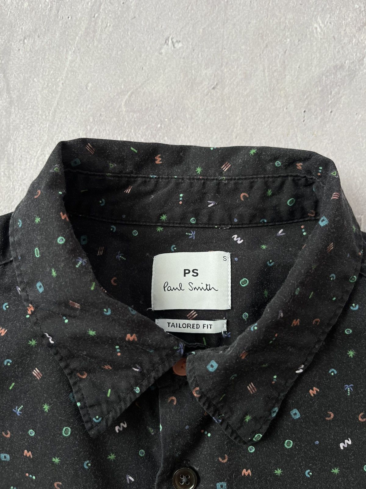 Paul Smith Paul Smith Tailored Fit Long Sleeve Shirt Button Up Black Size US S / EU 44-46 / 1 - 3 Thumbnail