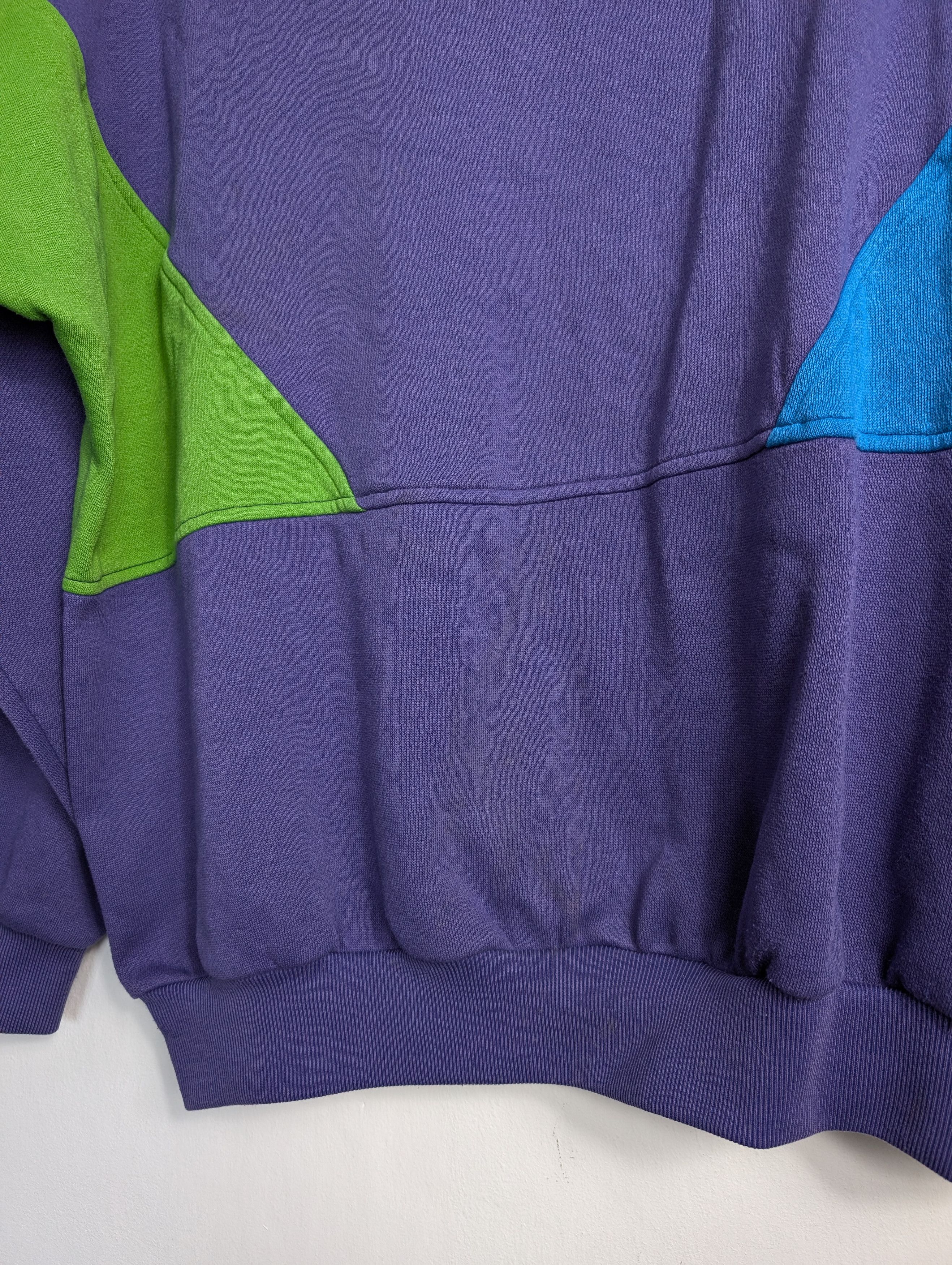 Adidas × Vintage Vintage 90s Adidas Tracksuit Set Purple Colour Block Size US XL / EU 56 / 4 - 7 Thumbnail