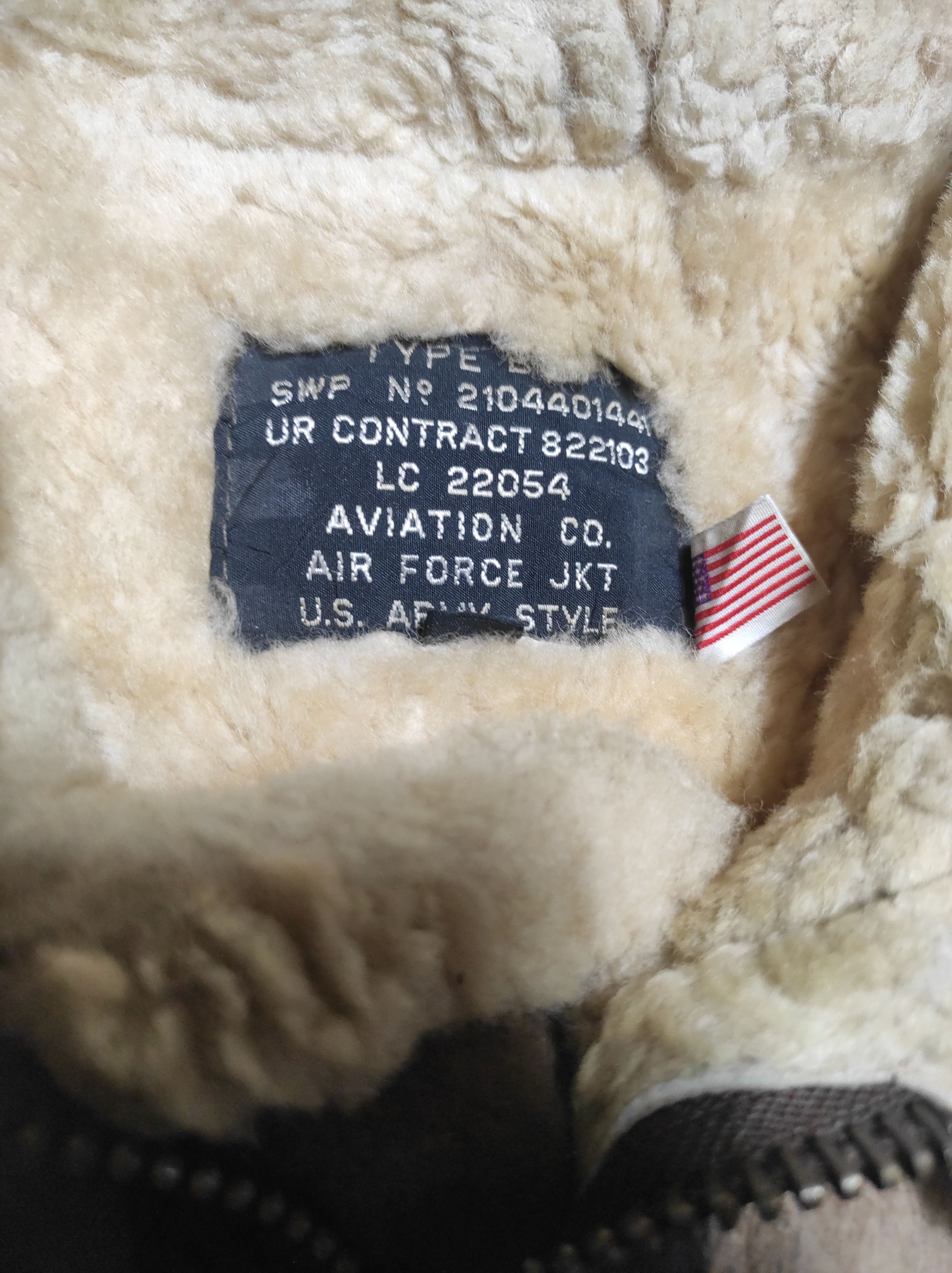 Other Shearling Jacket Type B-3 Air Force By Aviation Co, Size US M / EU 48-50 / 2 - 10 Thumbnail