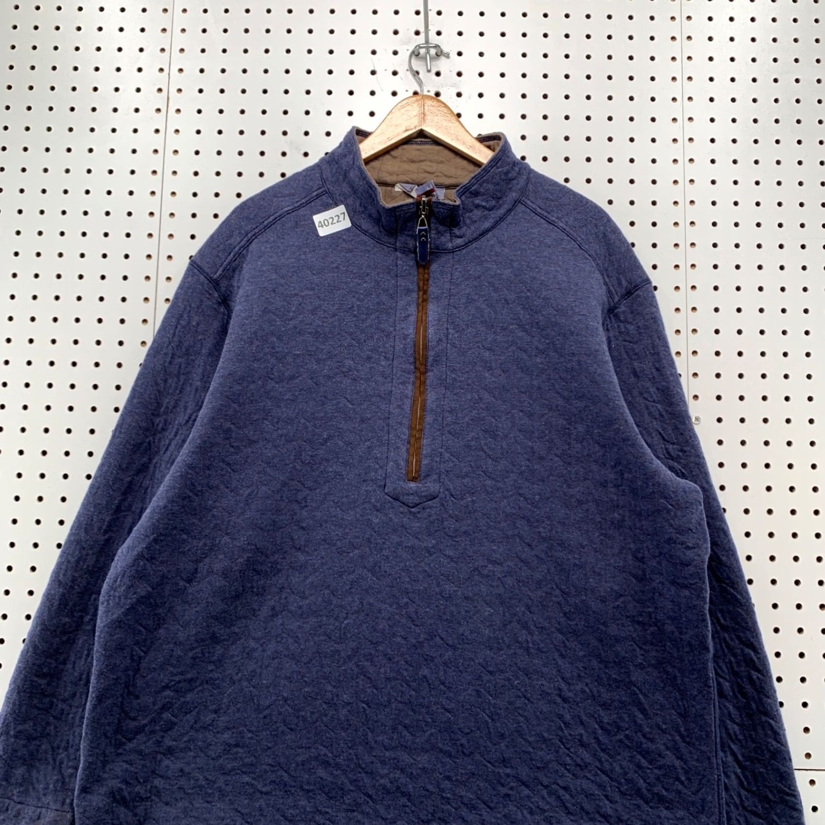 Tommy Bahama Tommy Bahama Sweater Mens XL Reversible 1/4 Zip Pullover Blue Brown Size US XL / EU 56 / 4 - 4 Thumbnail
