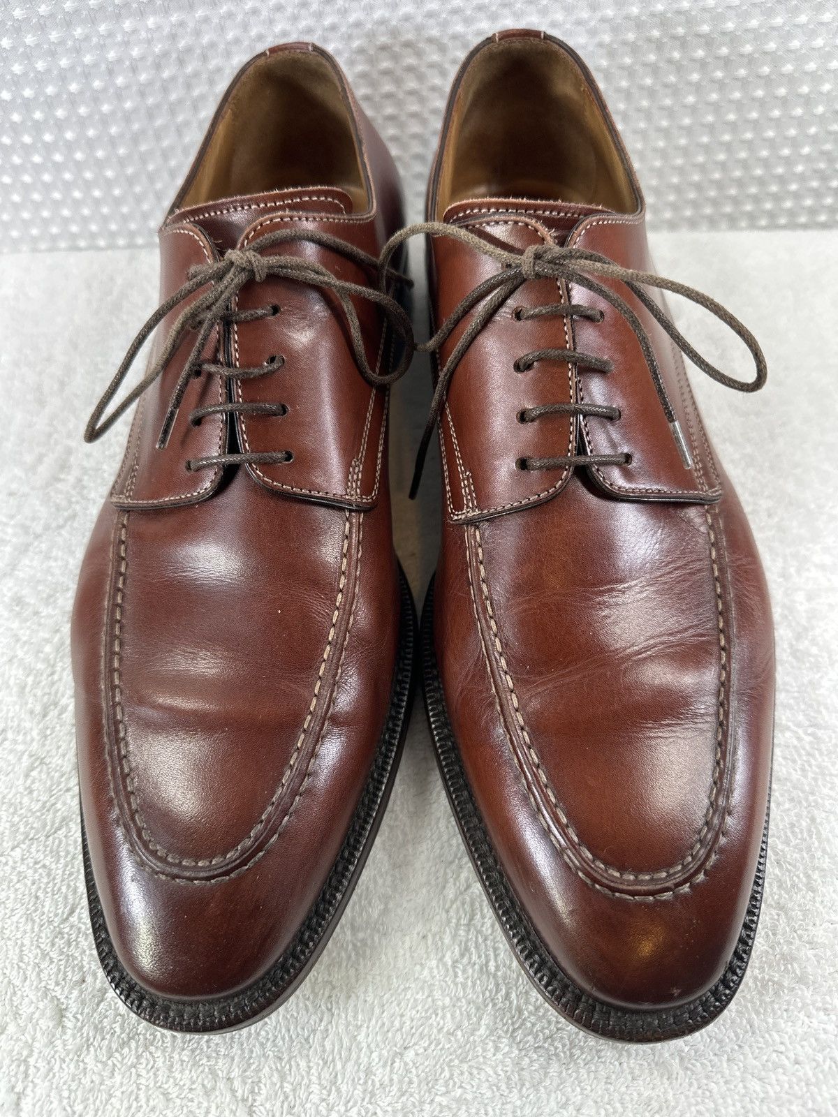 Santoni Santoni Made in Italy Brown Leather Shoes Size 8D Size US 8 / EU 41 - 3 Thumbnail