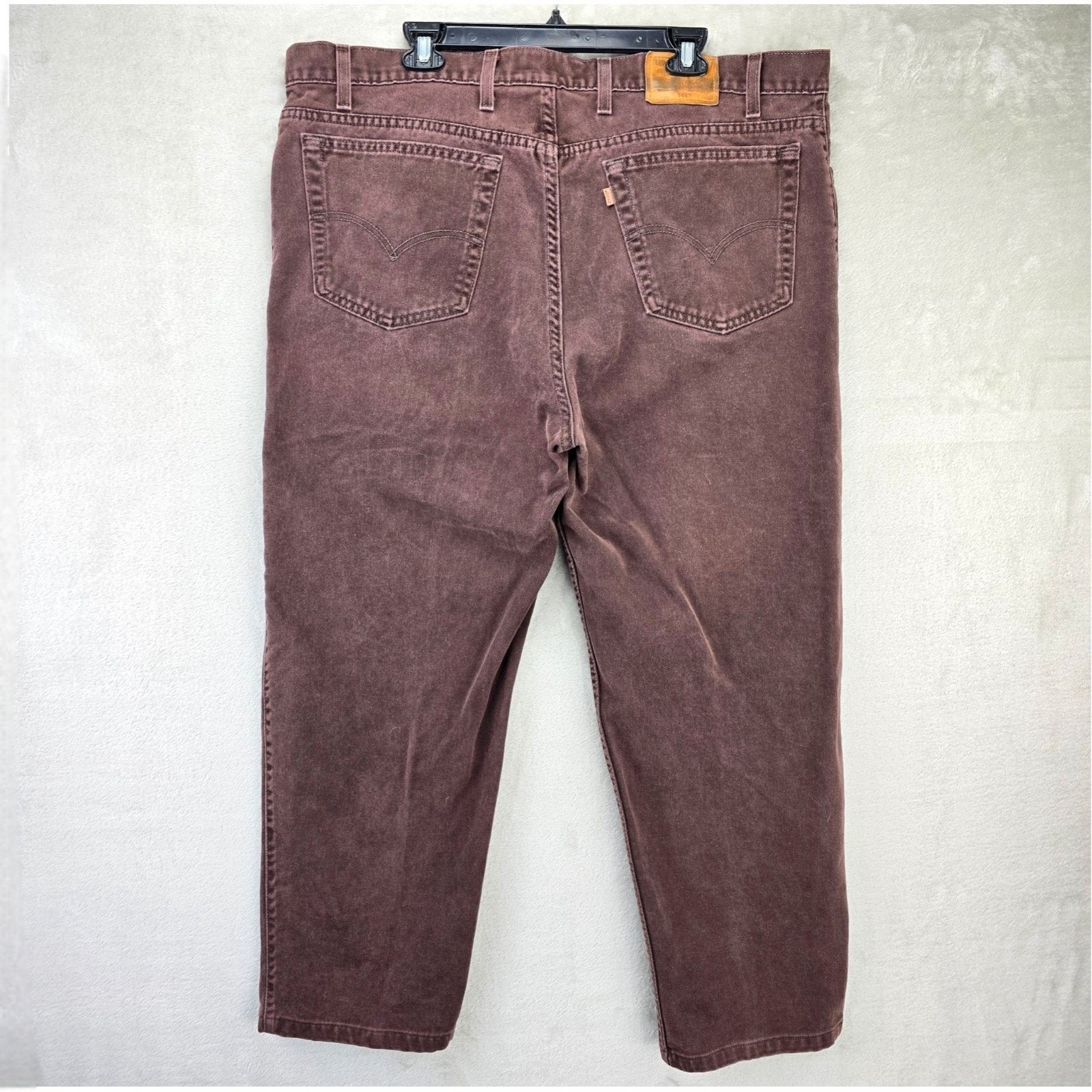 Levi's Vtg Levis 540 Jeans 44x30 (Fits 42x27) Brown Tab USA Made Size US 42 / EU 58 - 1 Thumbnail