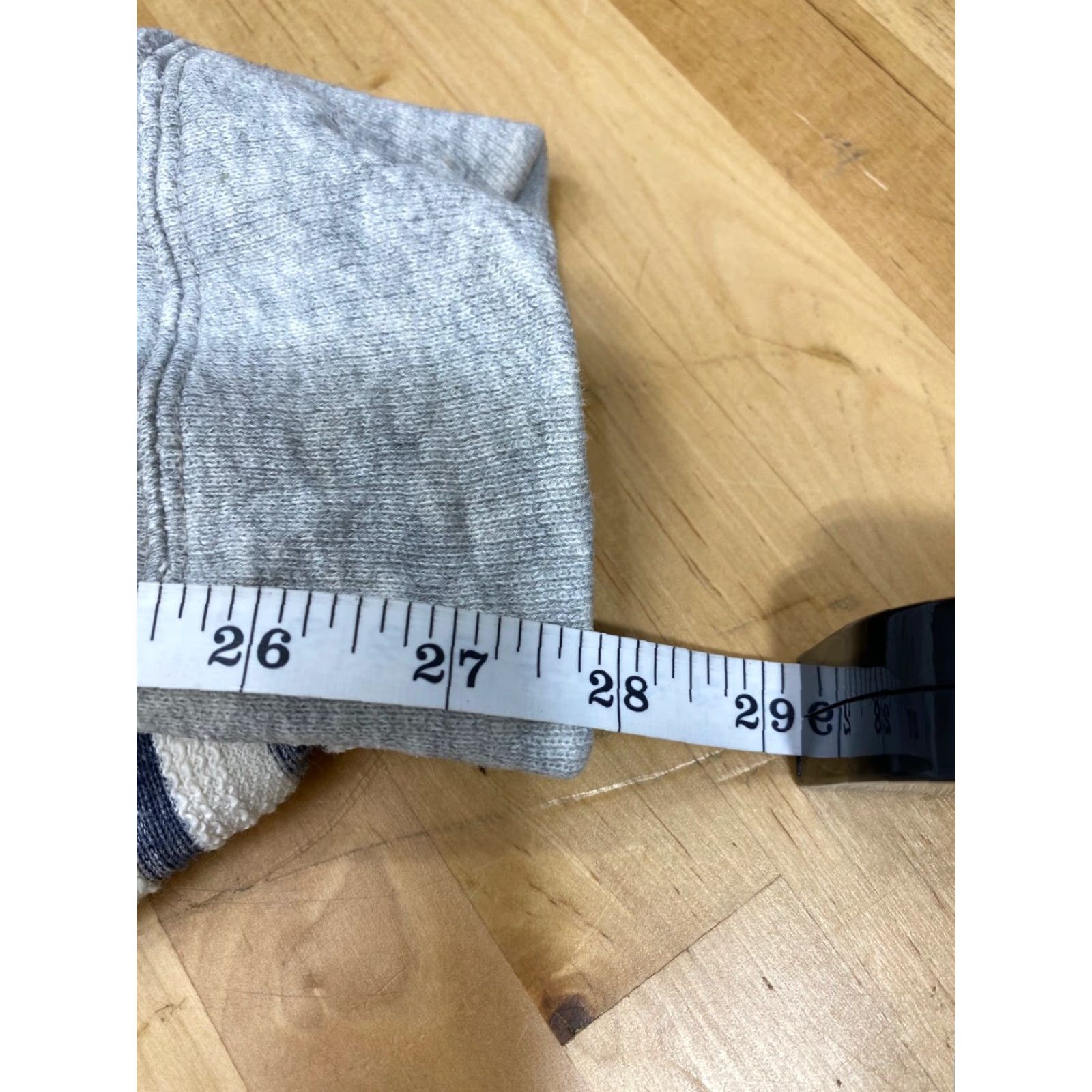 Lou & Grey Lou & Grey By Loft Striped Zip Up Moto Jacket L Gray Shirt Womens Casual Size L / US 10 / IT 46 - 7 Thumbnail