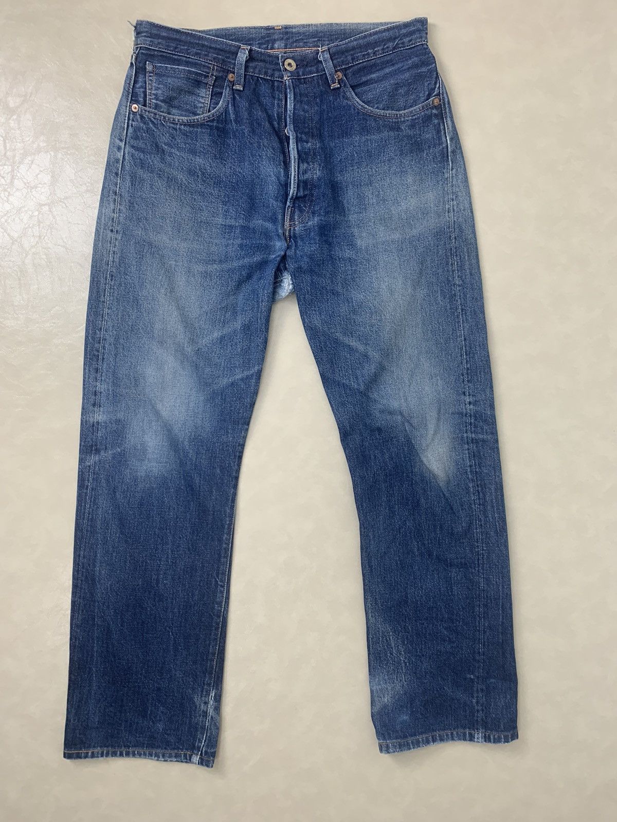 🔥 Levi's Buttonfly Selvedge Distressed Denim W30🔥