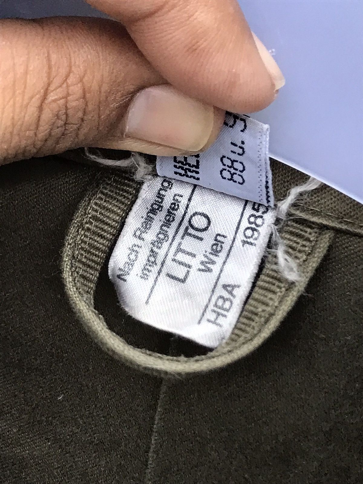 Vintage ⚡️Bundeswehr M-65 Vintage Army Litto Wein HBA 1985 Size US M / EU 48-50 / 2 - 13 Thumbnail