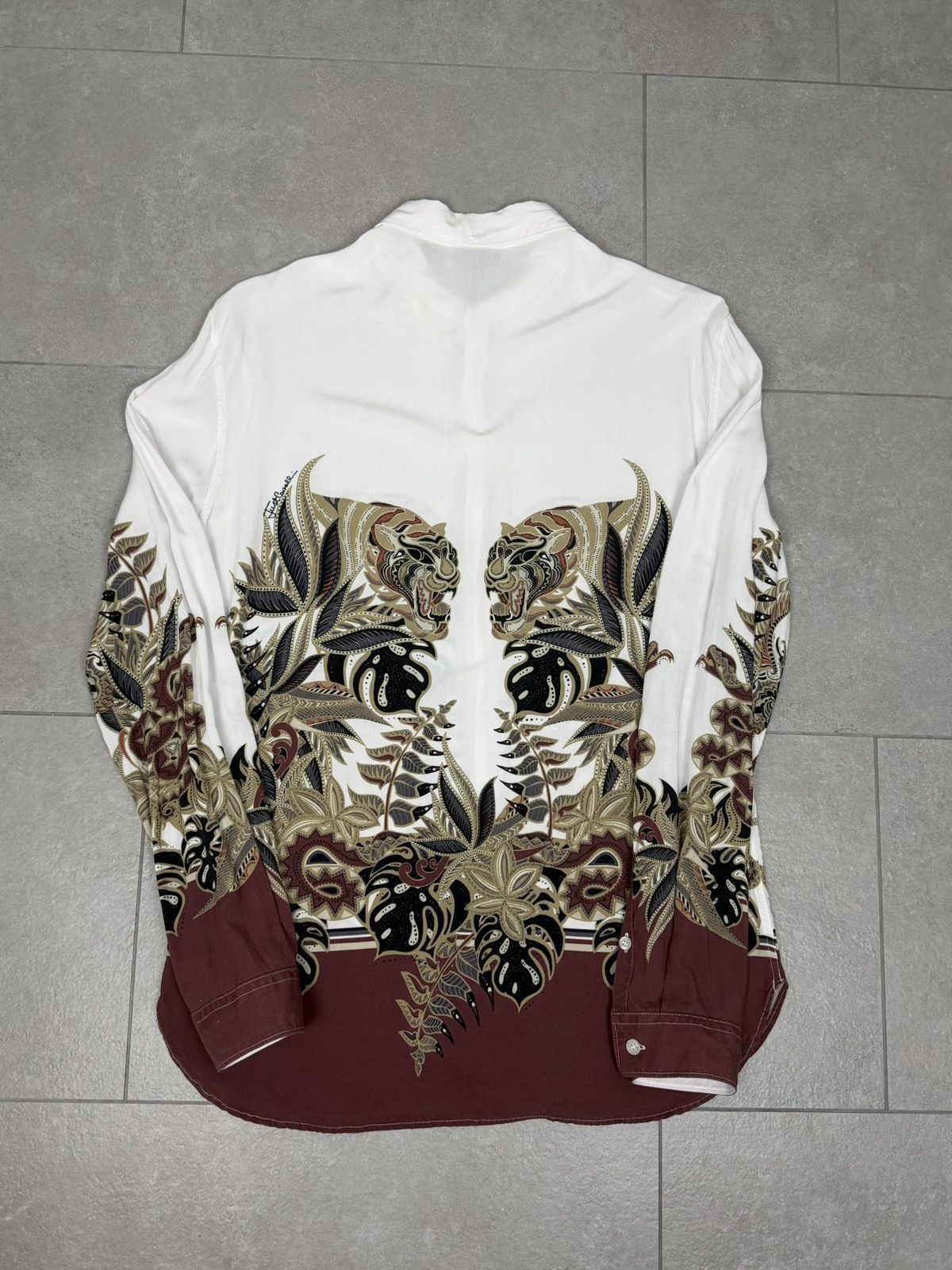 Just Cavalli Cavalli Jungle Print Shirt Size US M / EU 48-50 / 2 - 3 Thumbnail
