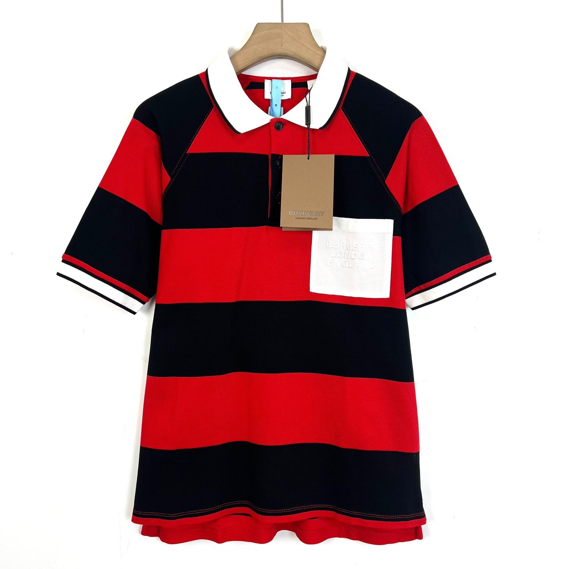 Burberry Burberry Striped Color Block Polo Shirt Size US S / EU 44-46 / 1 - 1 Thumbnail