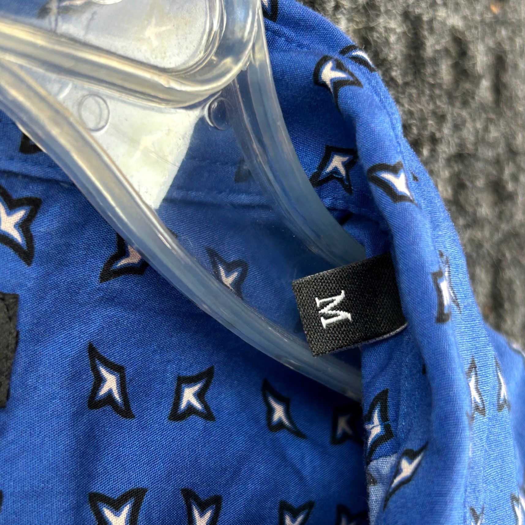Diesel VINTAGE Diesel Button-Up Shirt Long Sleeve Blue All Over Print M Brav e Size US M / EU 48-50 / 2 - 3 Thumbnail
