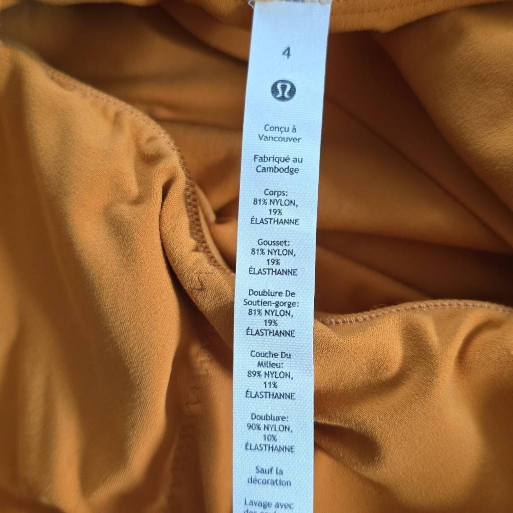 Lululemon Lululemon Women's Size 4 Autumn Orange Align 8" Shorts Bodys Size 27" / US 4 / IT 40 - 3 Thumbnail