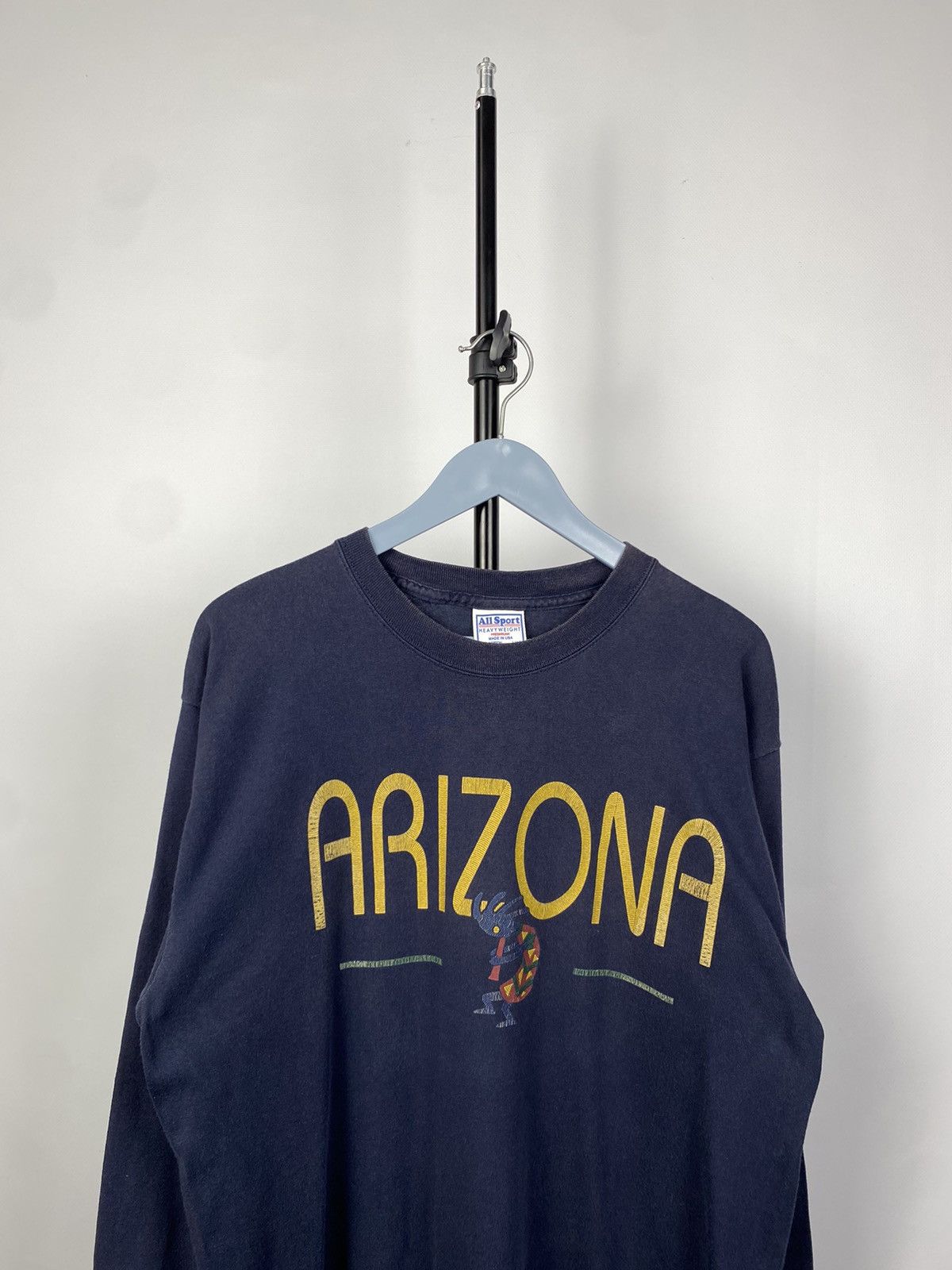 Arizona Jean Co. × Vintage Vintage 90s Big Logo USA State Arizona long sleeve T-Shirt Size US L / EU 52-54 / 3 - 2 Thumbnail