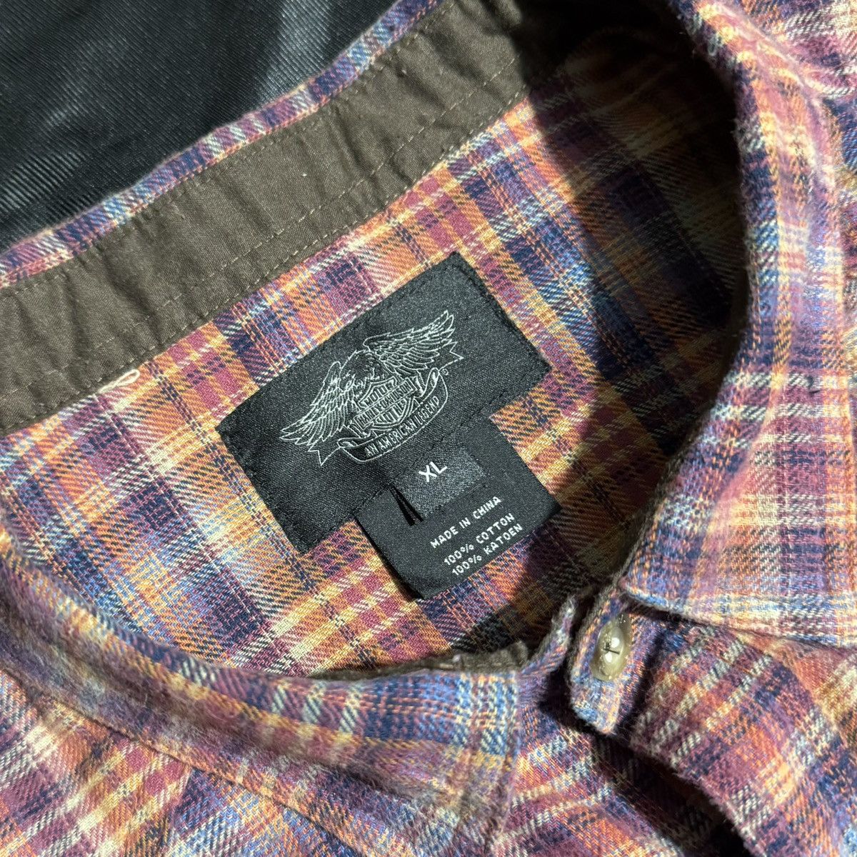 Harley Davidson Flannel shirt Harley Davidson Size US XL / EU 56 / 4 - 6 Thumbnail