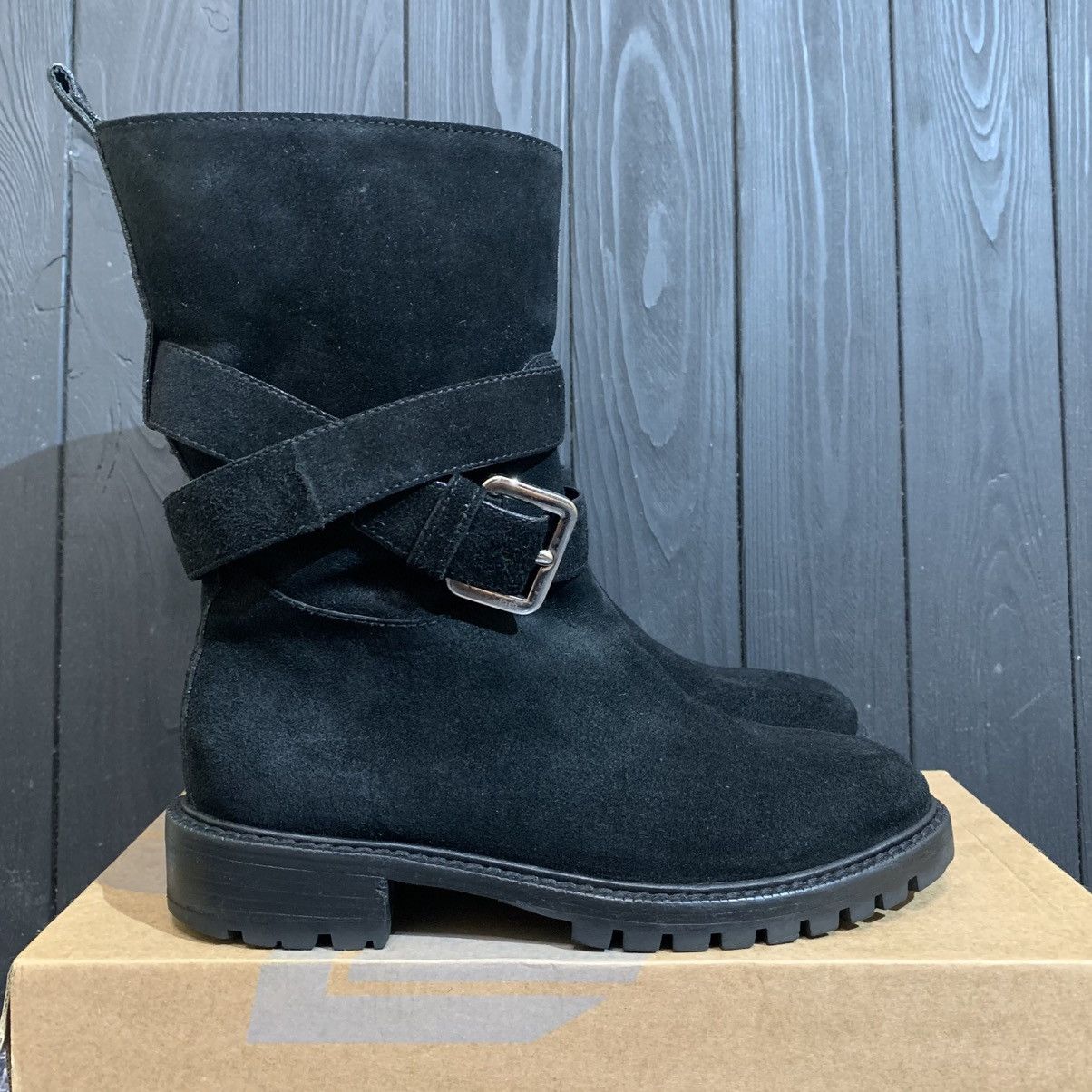 Max Mara Max Mara Women’s Suede Black Boots size 36 Size US 6 / IT 36 - 1 Thumbnail