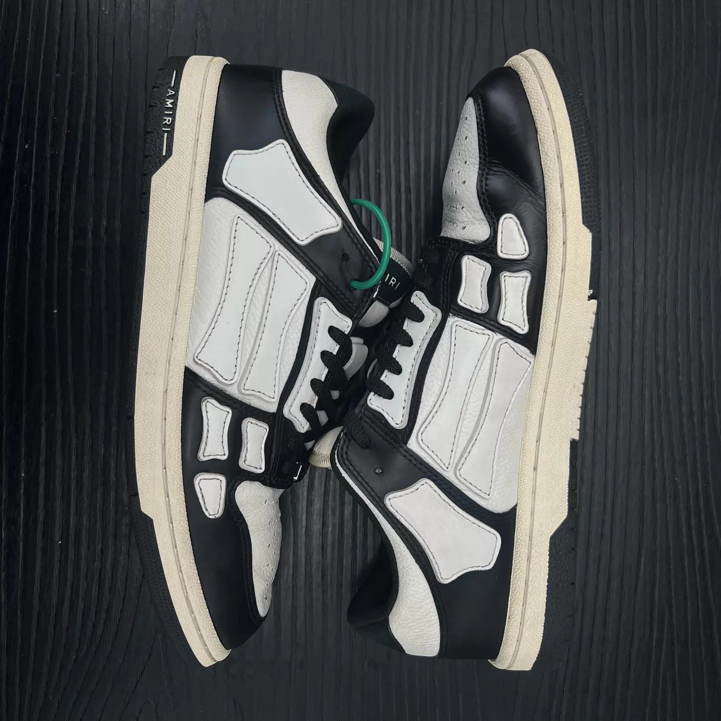 Amiri Amiri Black & White Bone Sneaker 41 Size US 8 / EU 41 - 3 Thumbnail
