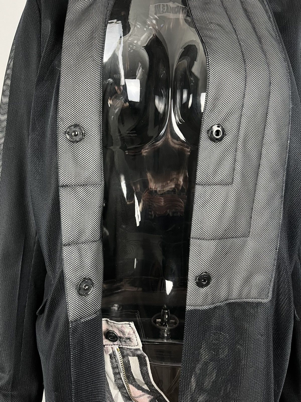 Jil Sander Jil Sander single breasted blazer jacket transparent mesh Size M / US 6-8 / IT 42-44 - 5 Thumbnail