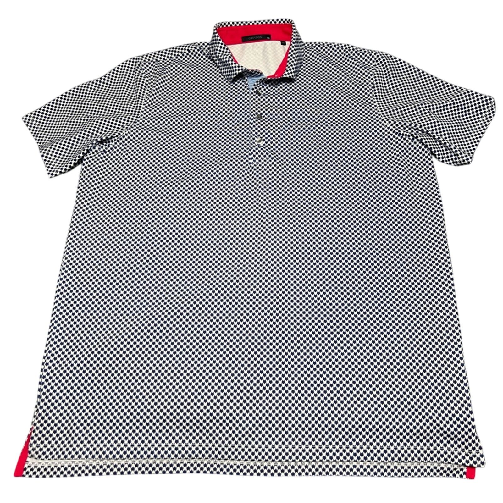 Grenson Greyson Icon Mens XL Maltese Wolf Golf Polo Shirt WORN ONCE Size US XL / EU 56 / 4 - 1 Thumbnail