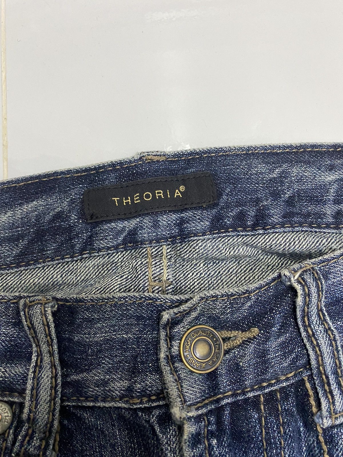 If Six Was Nine × Japanese Brand × Le Grande Bleu (L.G.B.) VINTAGE THEORIA JAPAN PUNK DISTRESSED DENIM JEANS METAL STUD Size US 32 / EU 48 - 9 Thumbnail