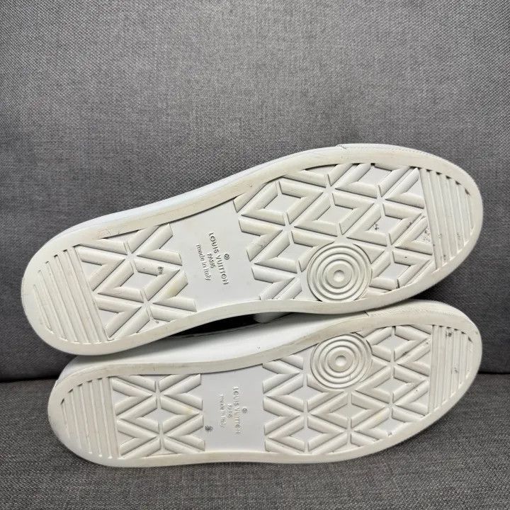 Louis Vuitton Louis Vuitton Tattoo Logo Sneakers in Blue and White -2508 Size US 9 / EU 42 - 4 Thumbnail