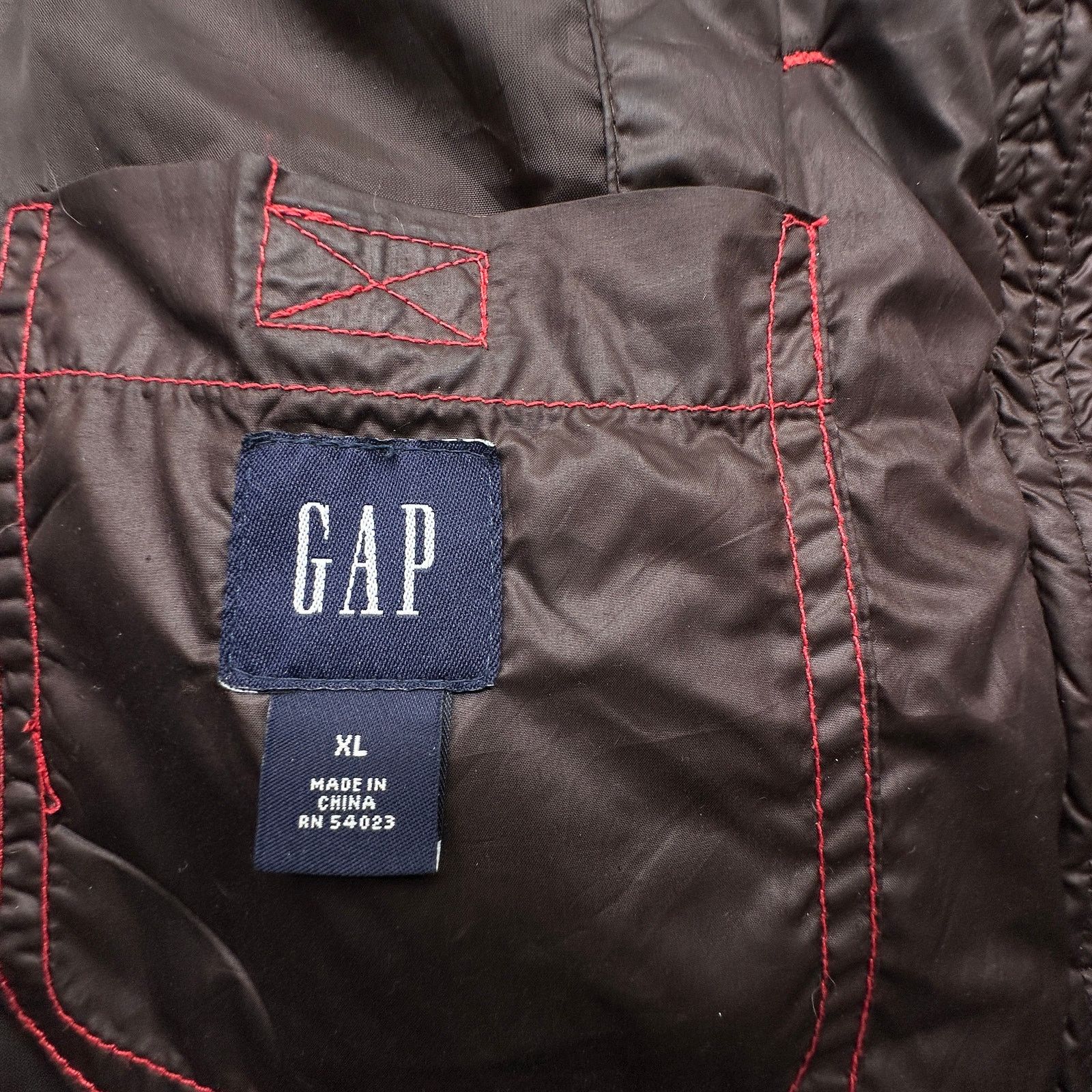 Gap Y2K GAP Puffer Bomber Down Quilted Jacket Womens XL Size XL / US 12-14 / IT 48-50 - 3 Thumbnail
