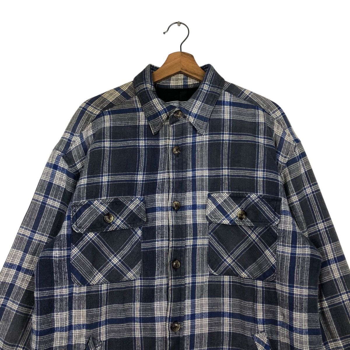 Japanese Brand × Vintage 📌Vintage Chore Work Equipment Jacket Tartan Issey Miyake Size US M / EU 48-50 / 2 - 4 Thumbnail