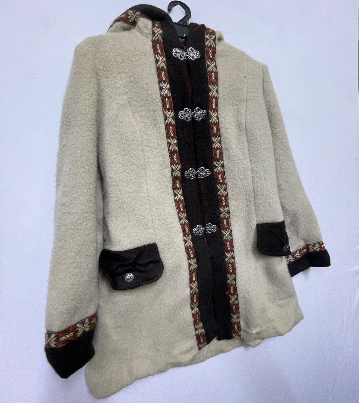 Designer × Vintage VINTAGE A.S EVEBOFOSS HOODED JACKET Size M / US 6-8 / IT 42-44 - 1 Thumbnail