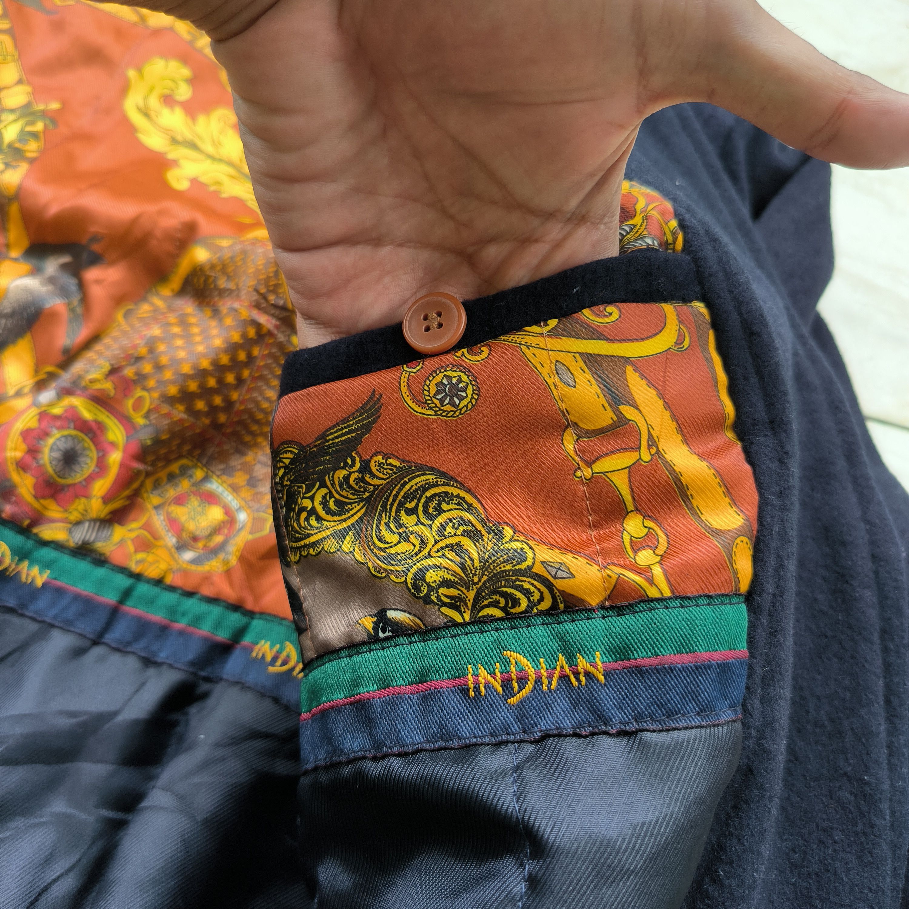 Other Vintage 1990s Indian Casual Jacket Size US L / EU 52-54 / 3 - 6 Thumbnail
