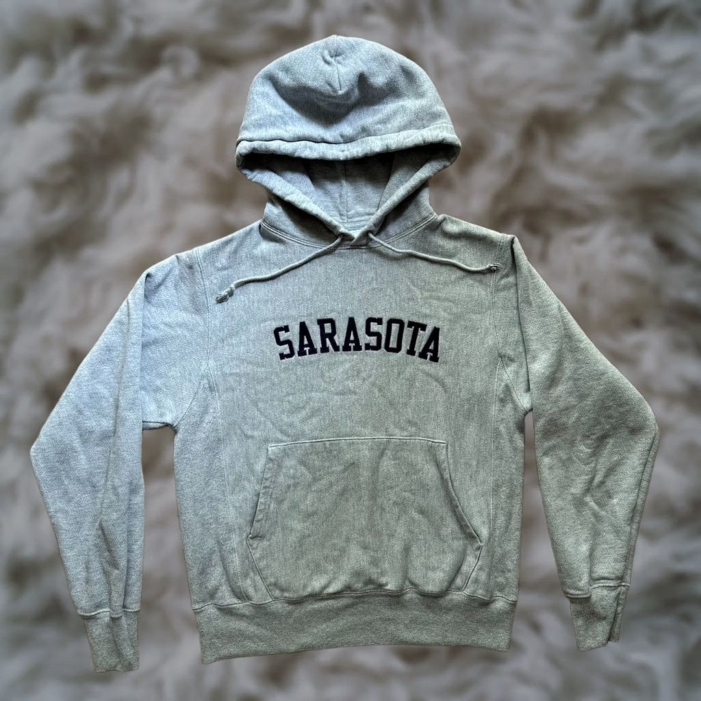 Champion Champion Reverse Weave Sarasota Sweatshirt Mens Small Grey Pullover Hoodie 90s Sports University Size US S / EU 44-46 / 1 - 1 Thumbnail