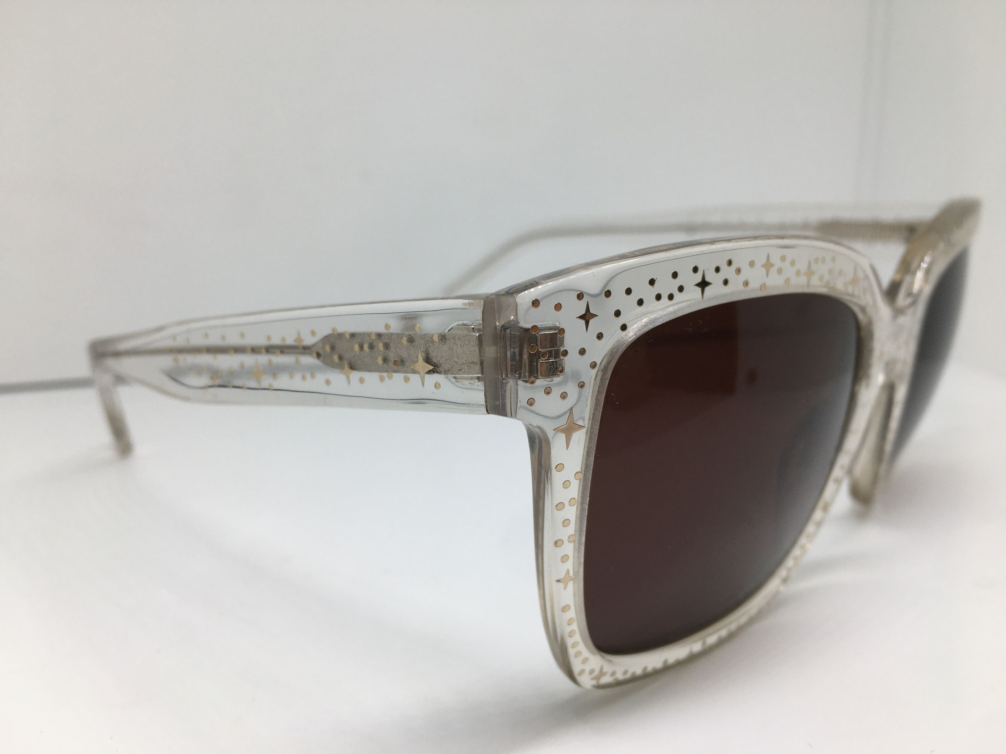 Other Handmade Clear Acetate Square Sunglasses Frame Size ONE SIZE - 3 Thumbnail