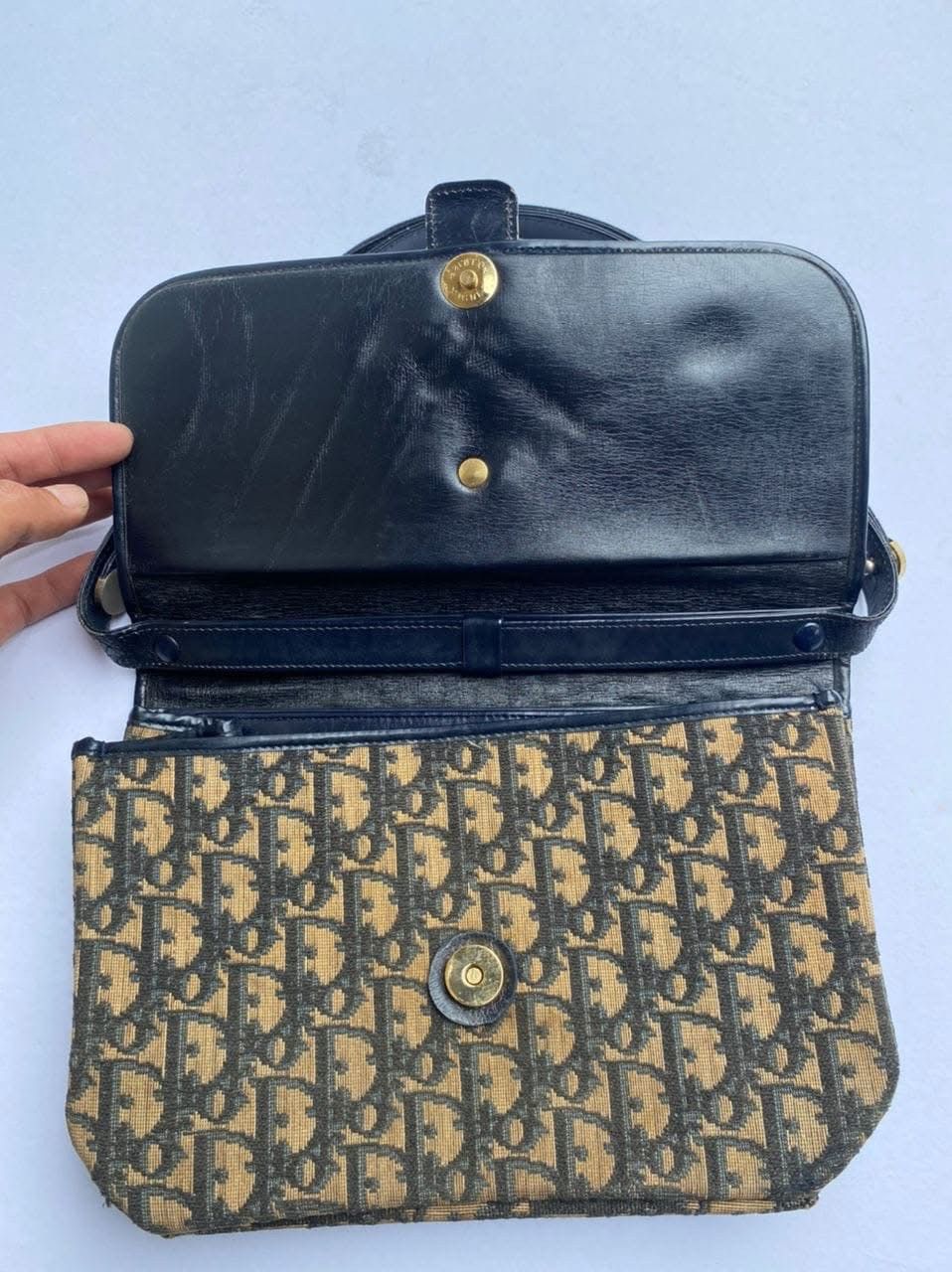 Christian Dior Monsieur × Dior Authentic Vintage CHRISTIAN DIOR Oblique Monogram logo sling Size ONE SIZE - 5 Thumbnail