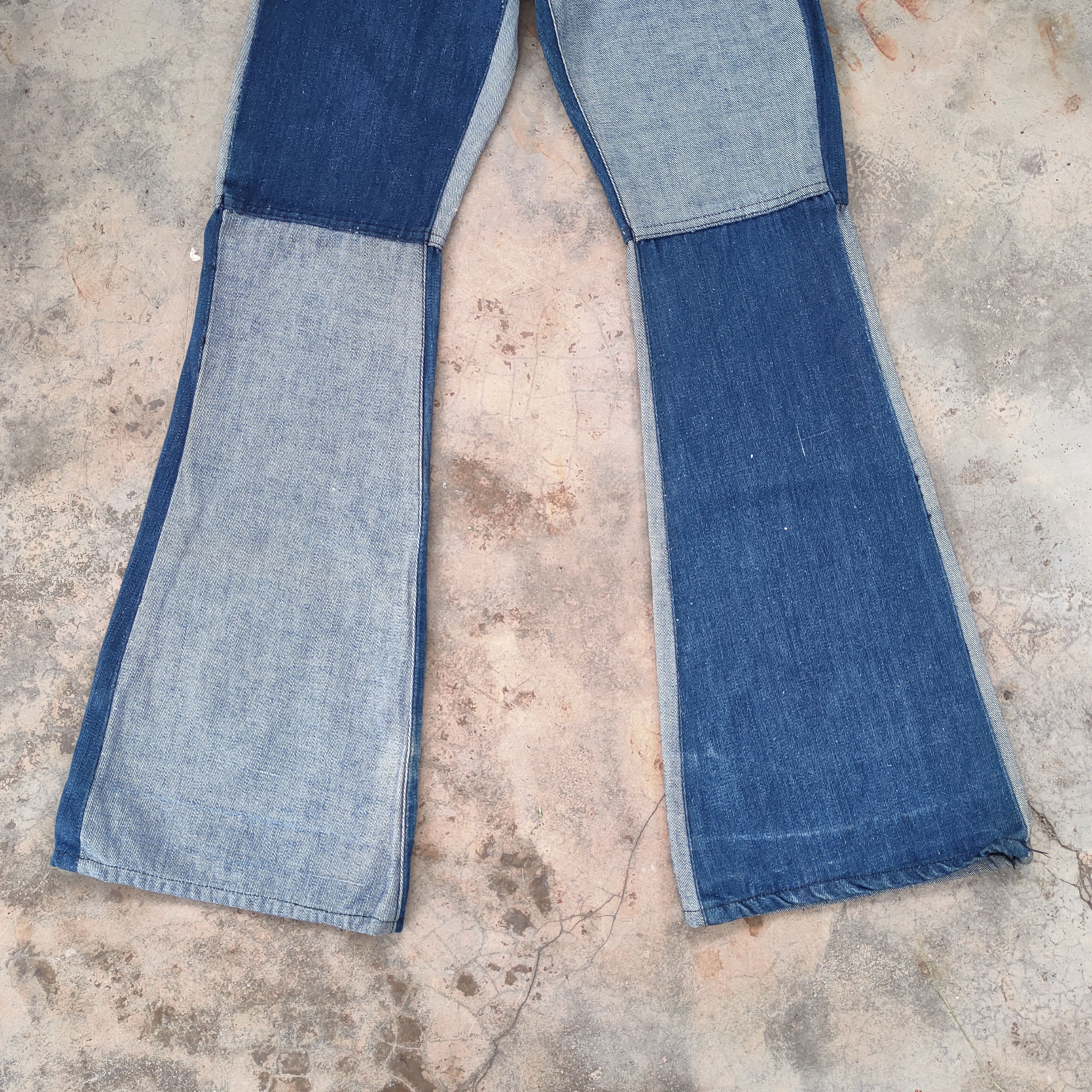 Edwin FLARE! W29 VINTAGE EDWIN FADED FLARE JEAN DENIM PANTS Size US 29 - 4 Thumbnail