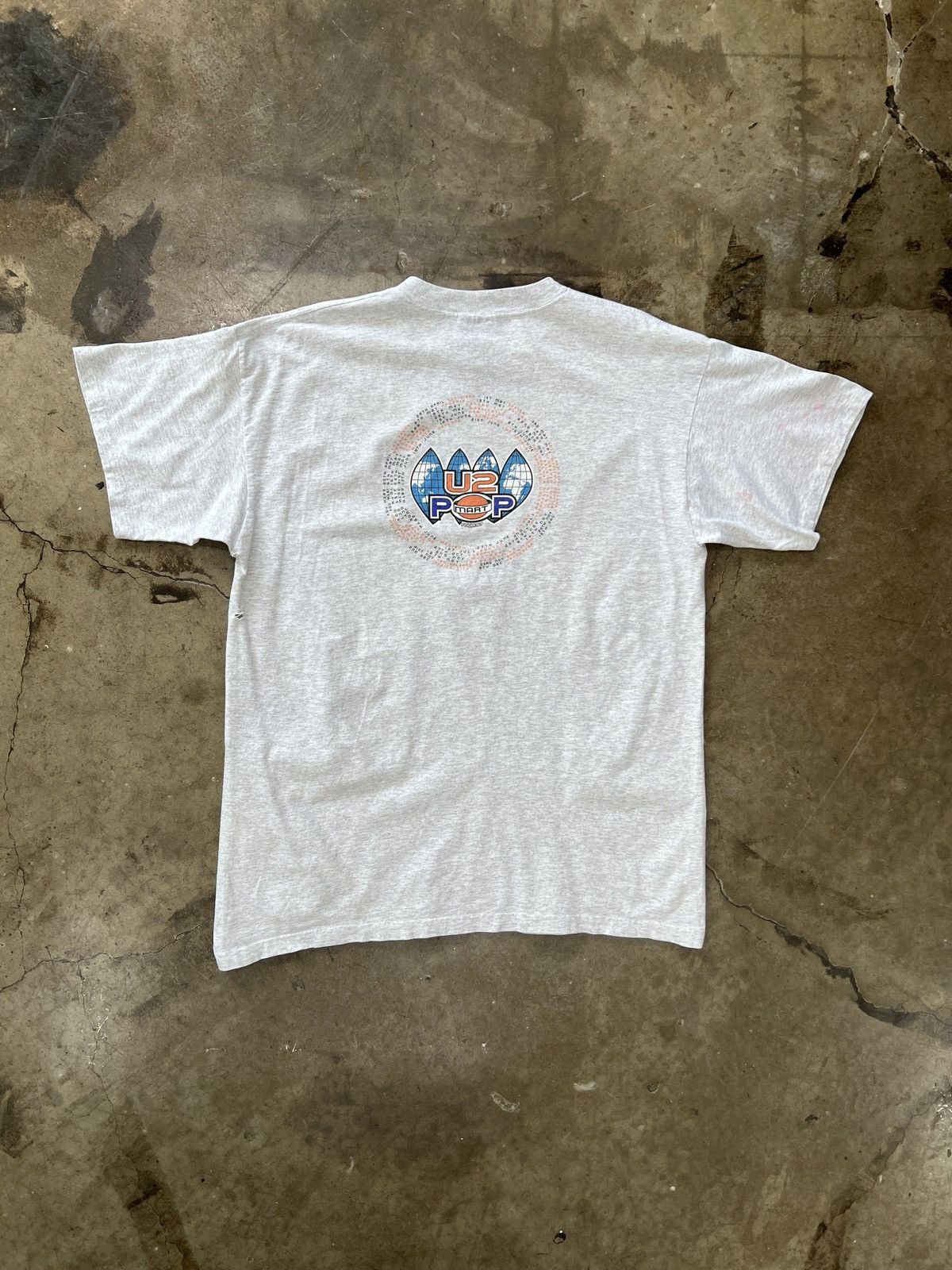 Band Tees Vintage 1997 U2 Pop Mart World Tour Tee Single Stitch XL Size US XL / EU 56 / 4 - 5 Thumbnail